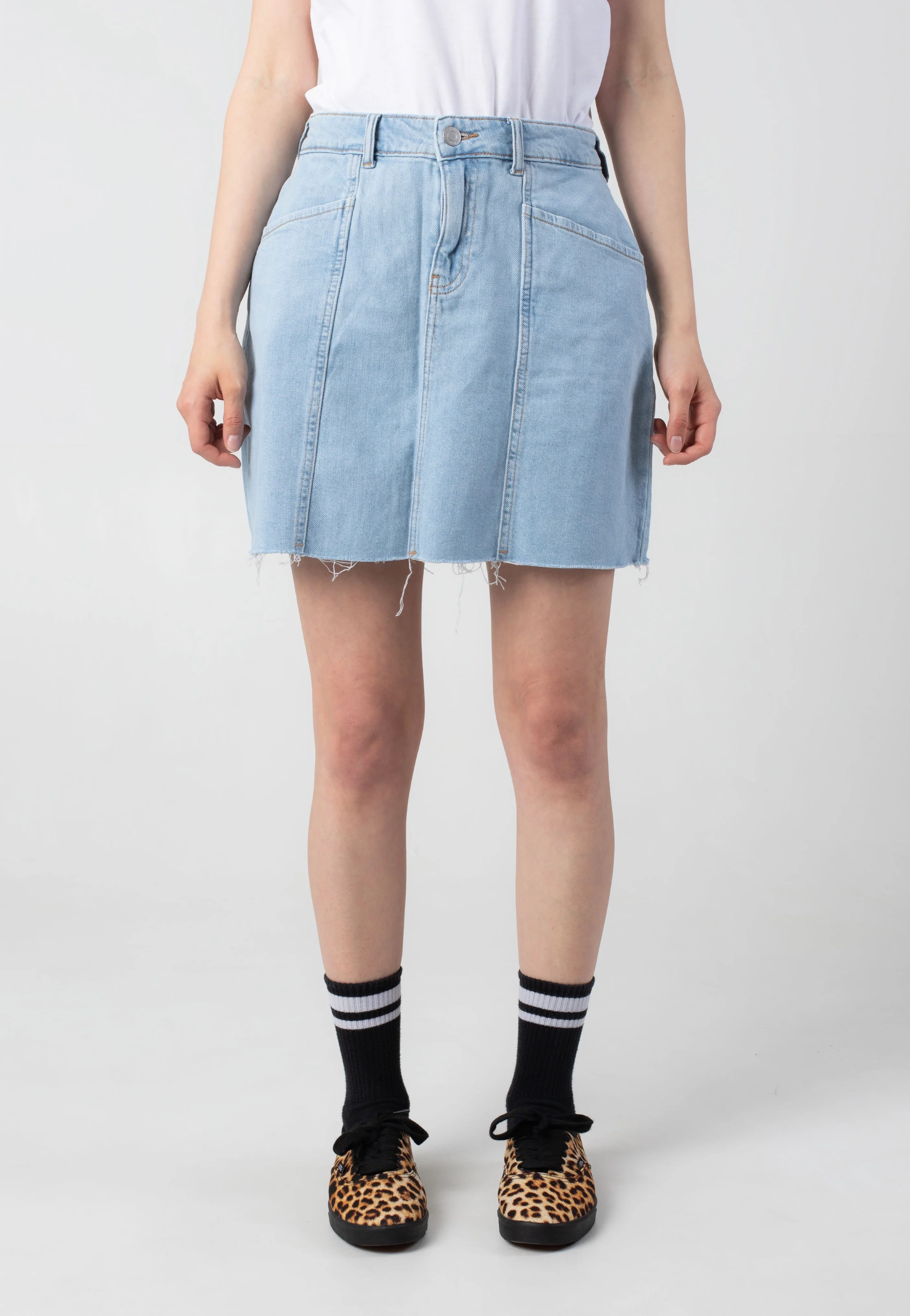 Nine Short Light Blue Denim - Skirt