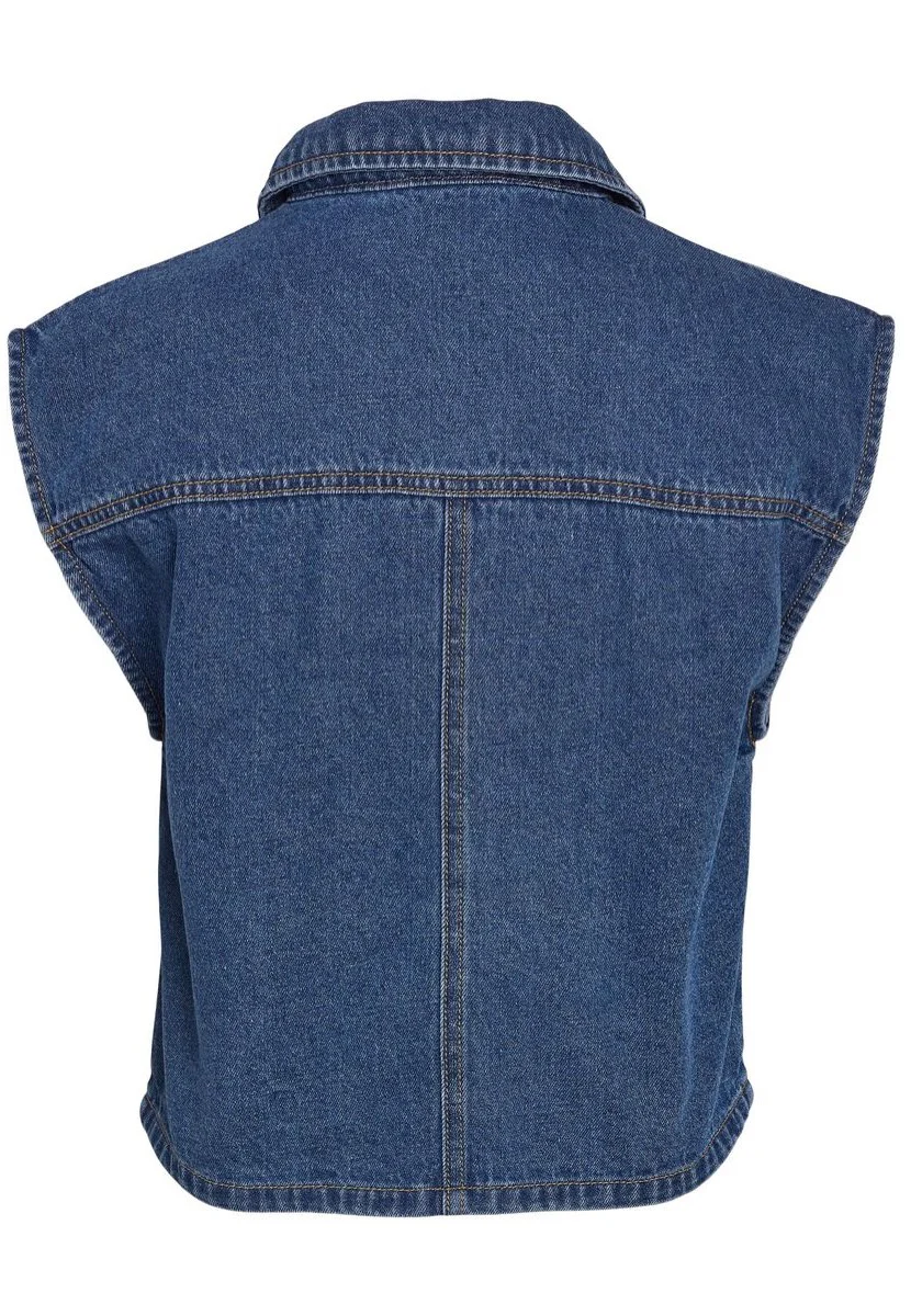Robie Regular Crop Medium Blue Denim - Vest - Image 9