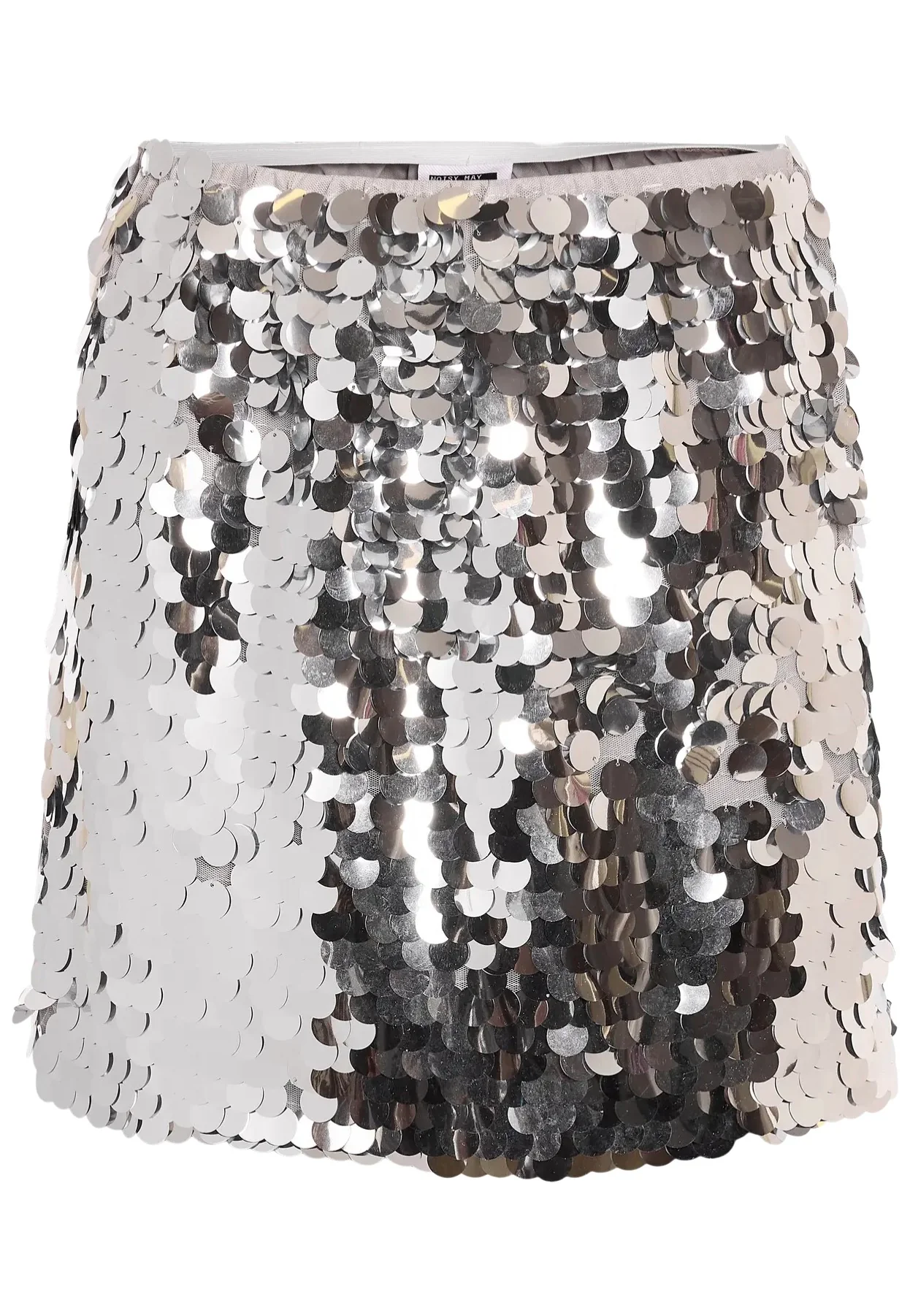 Smila Mini Sequin Silver Colour - Skirt - Image 6
