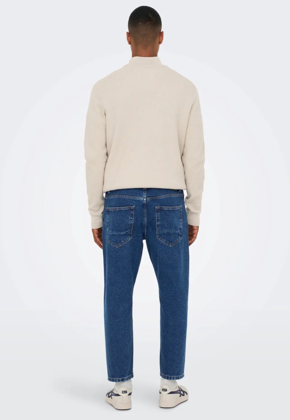 Avi Beam Dark Blue Blue Denim - Jeans - Image 3