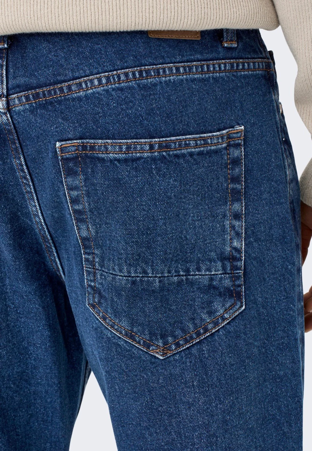 Avi Beam Dark Blue Blue Denim - Jeans - Image 4