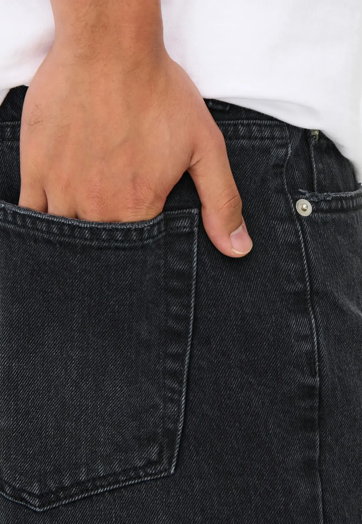 Edge Black Denim - Shorts - Image 5