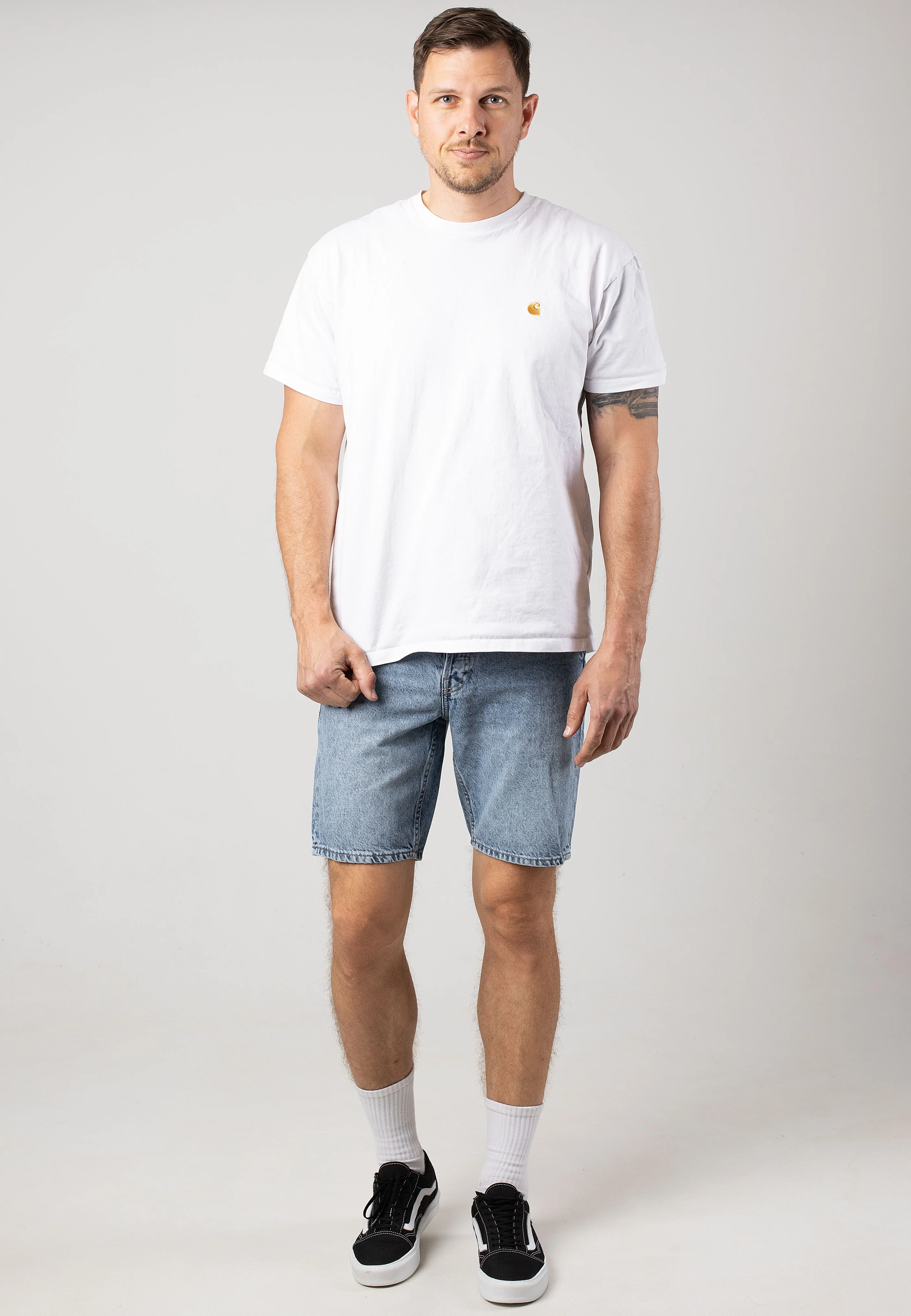 Edge Box Pim Light Blue Denim - Shorts - Image 6