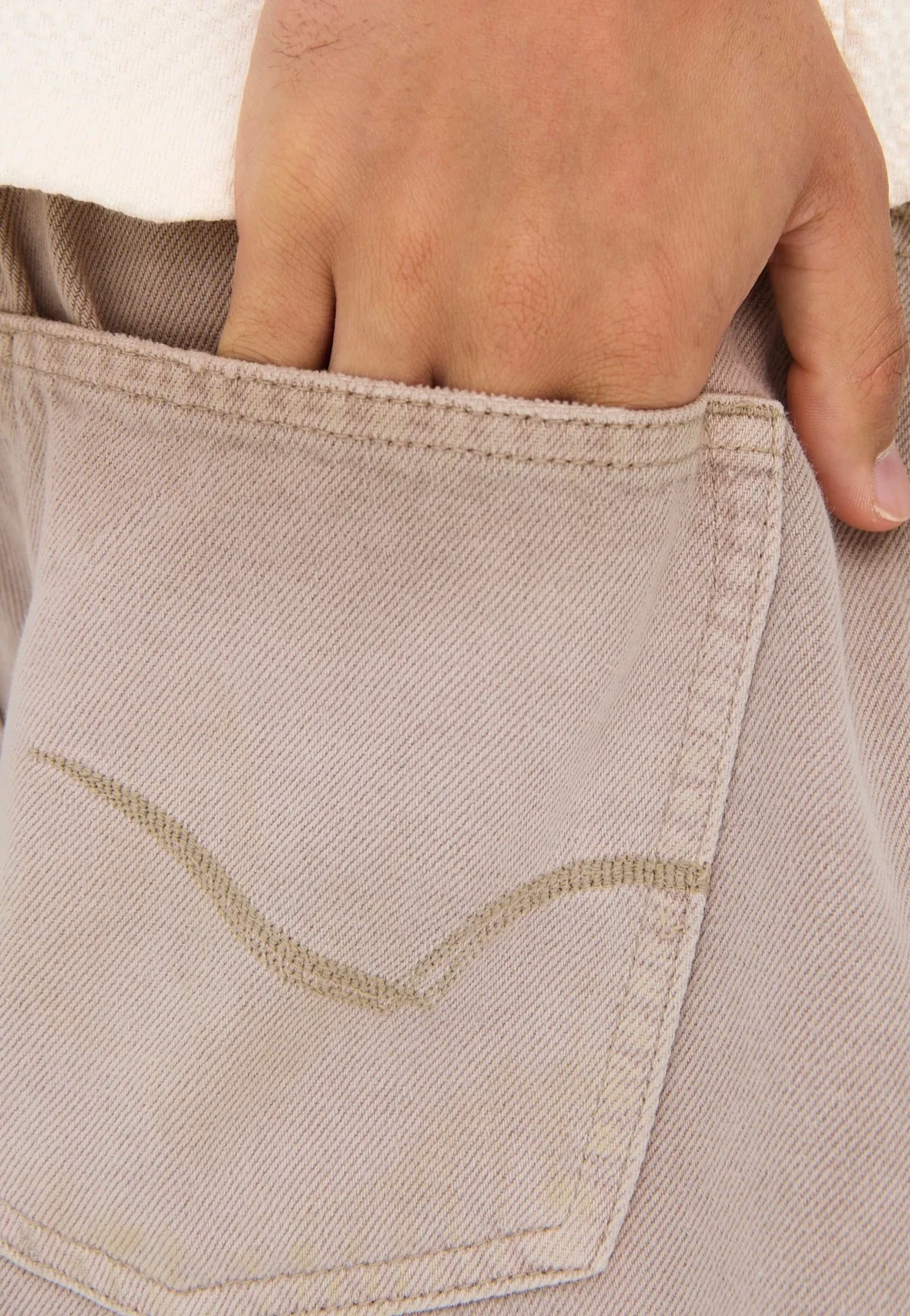 Edge Light Blue Bleached Denim - Shorts - Image 5