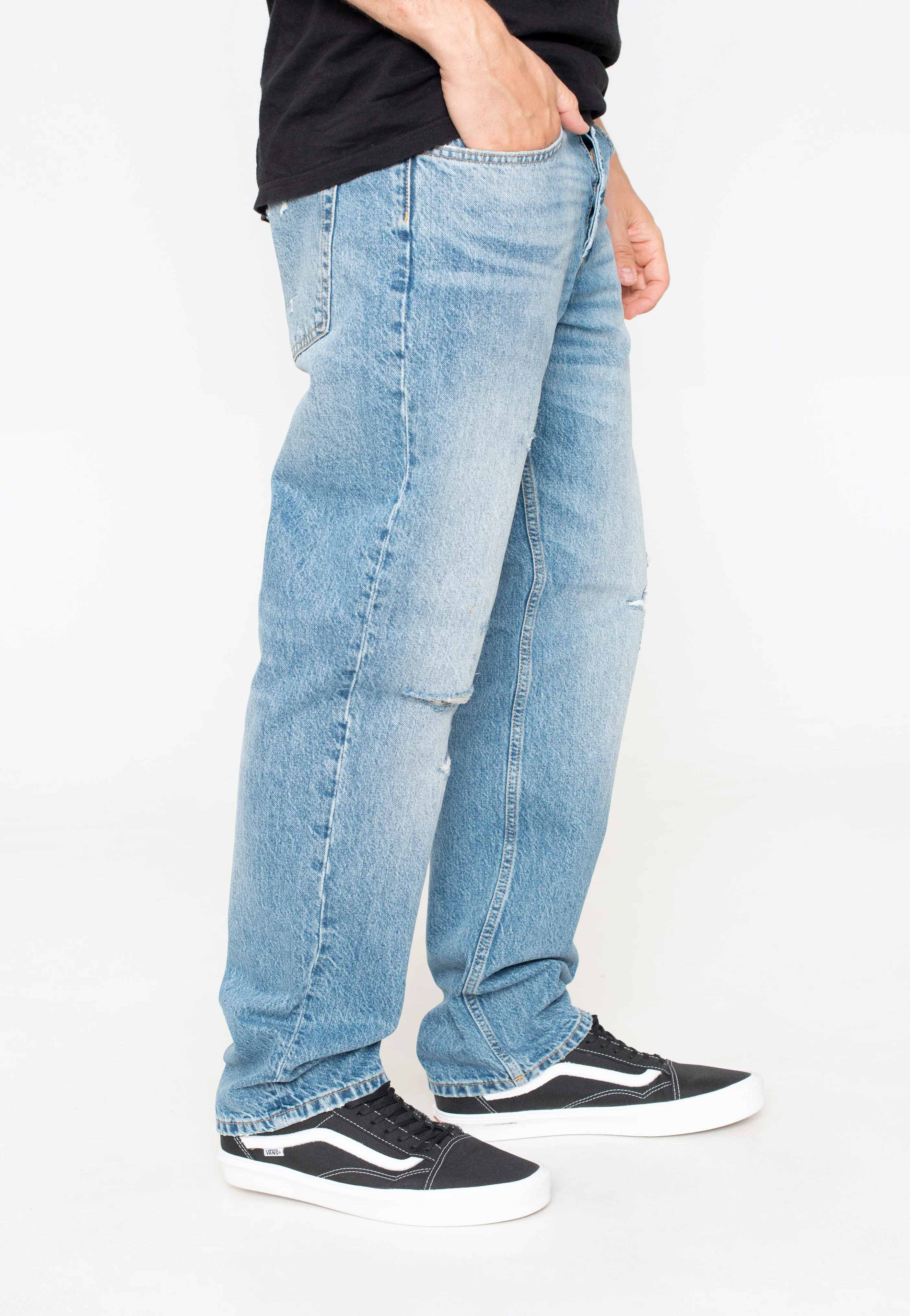 Edge Loose Light Blue Denim - Jeans - Image 2
