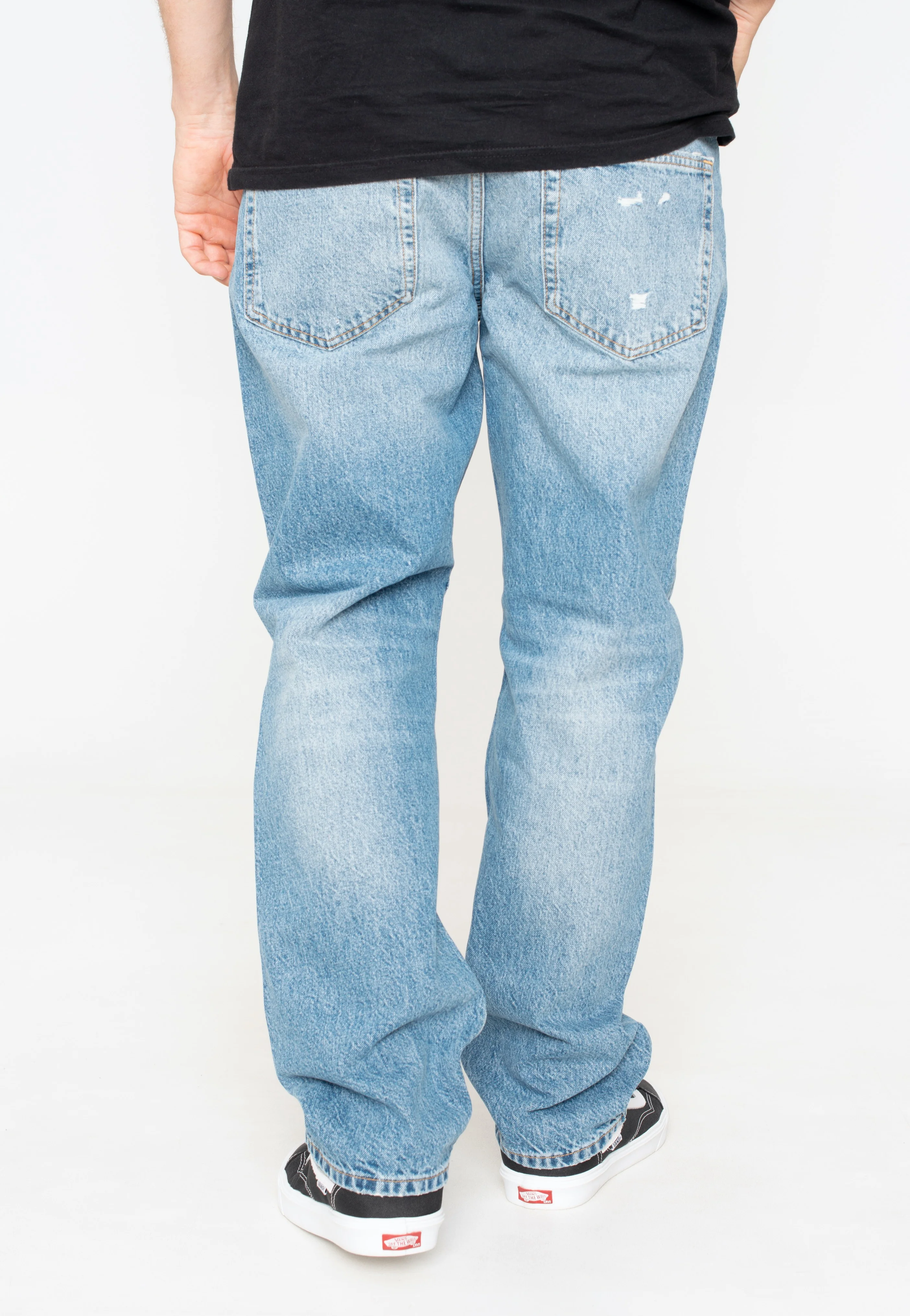 Edge Loose Light Blue Denim - Jeans - Image 3