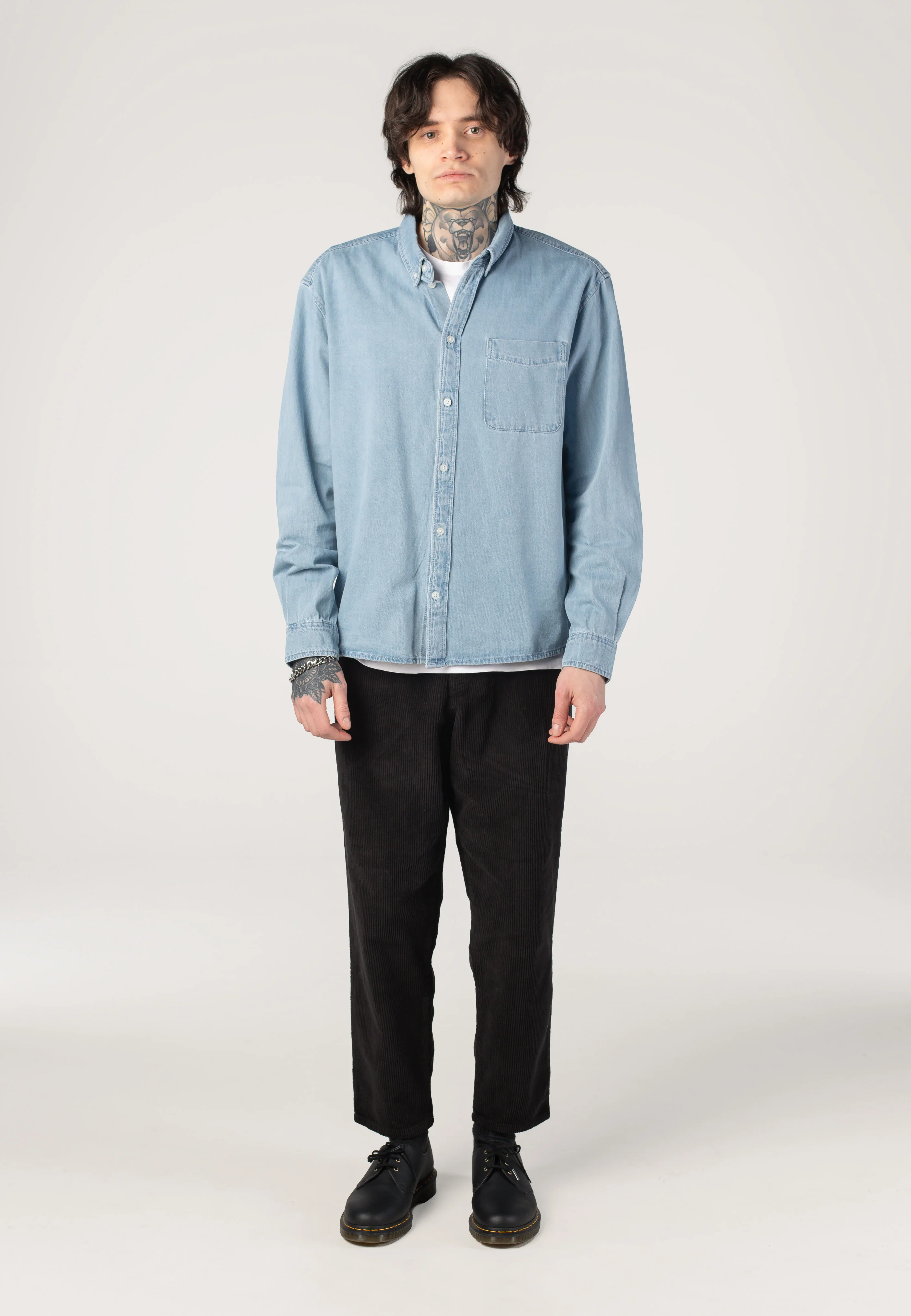 Orson Light Blue Denim - Shirt - Image 9