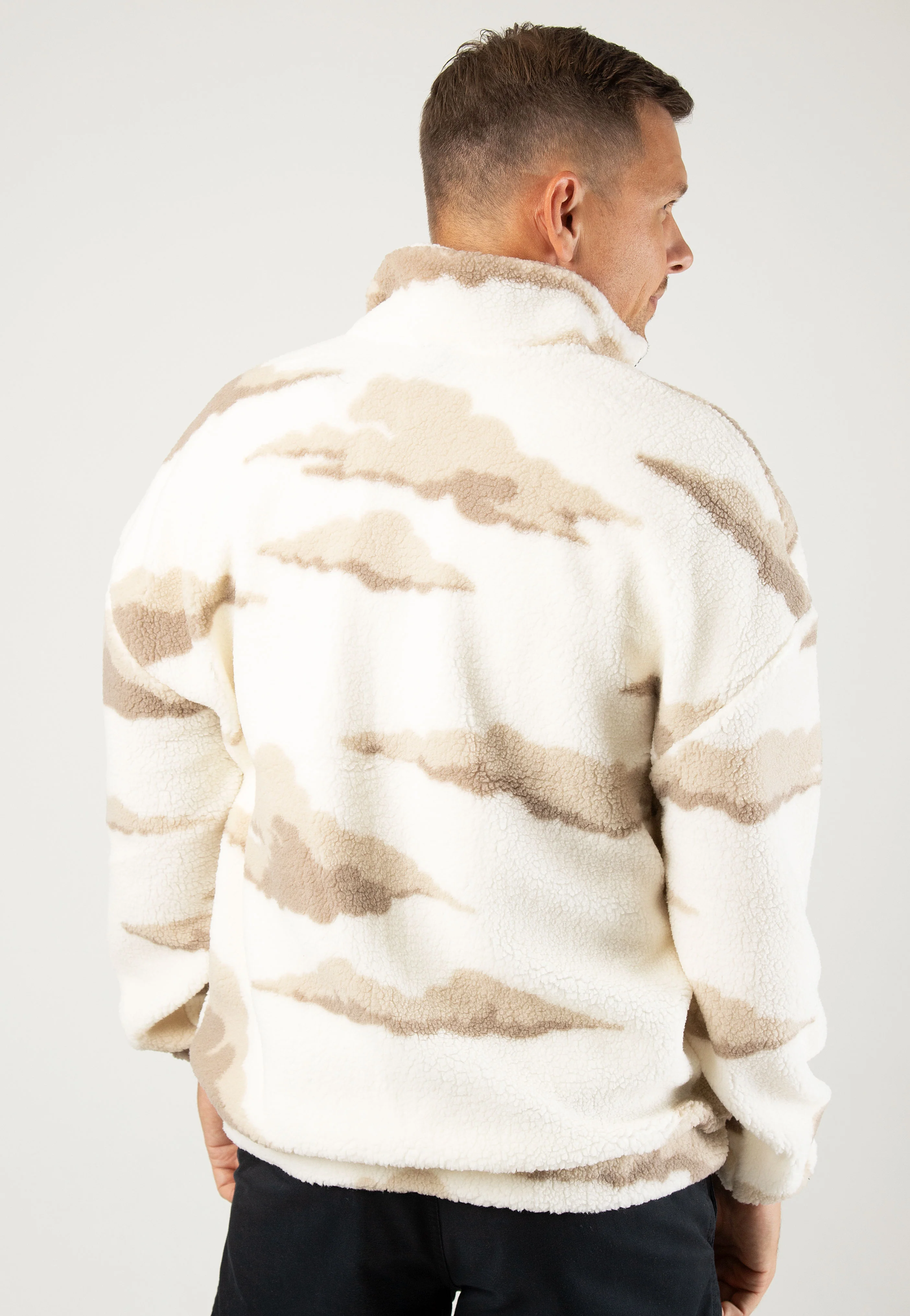 Remy RLX AOP Teddy Full Zip Antique White - Jacket - Image 4