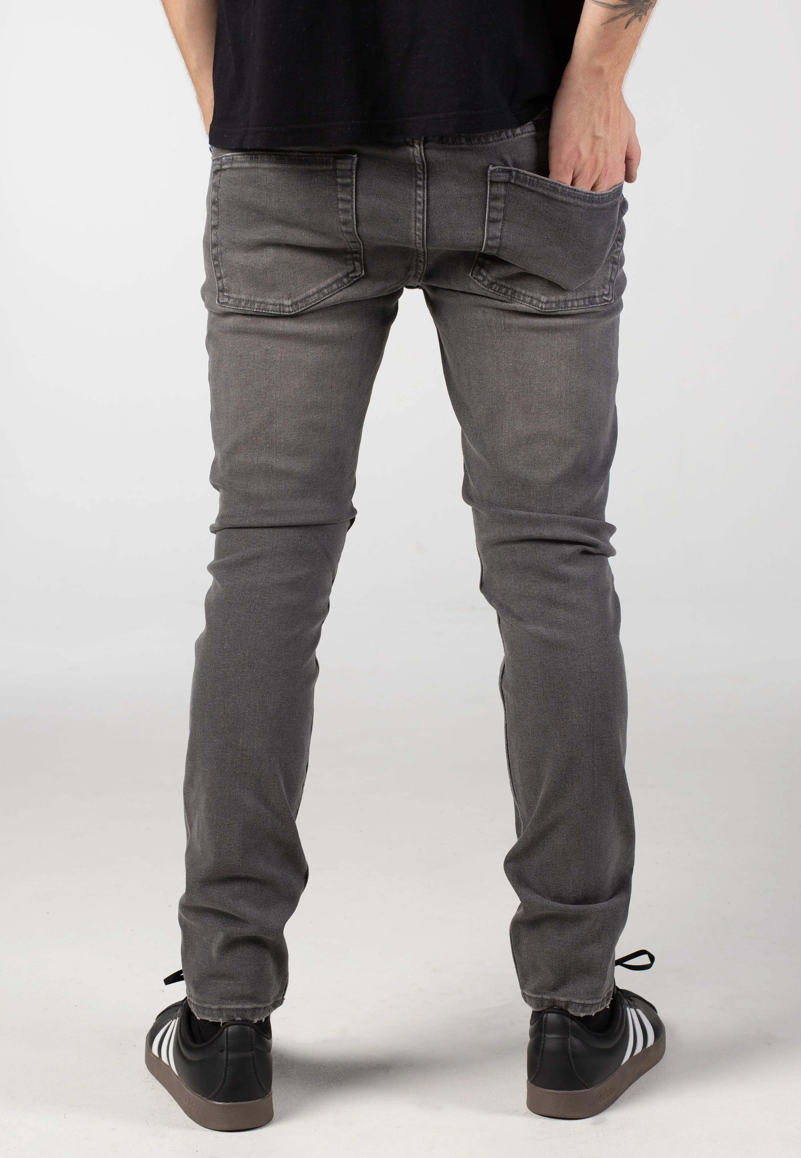 Warp Skinny Box Pim Medium Grey Denim - Jeans - Image 4