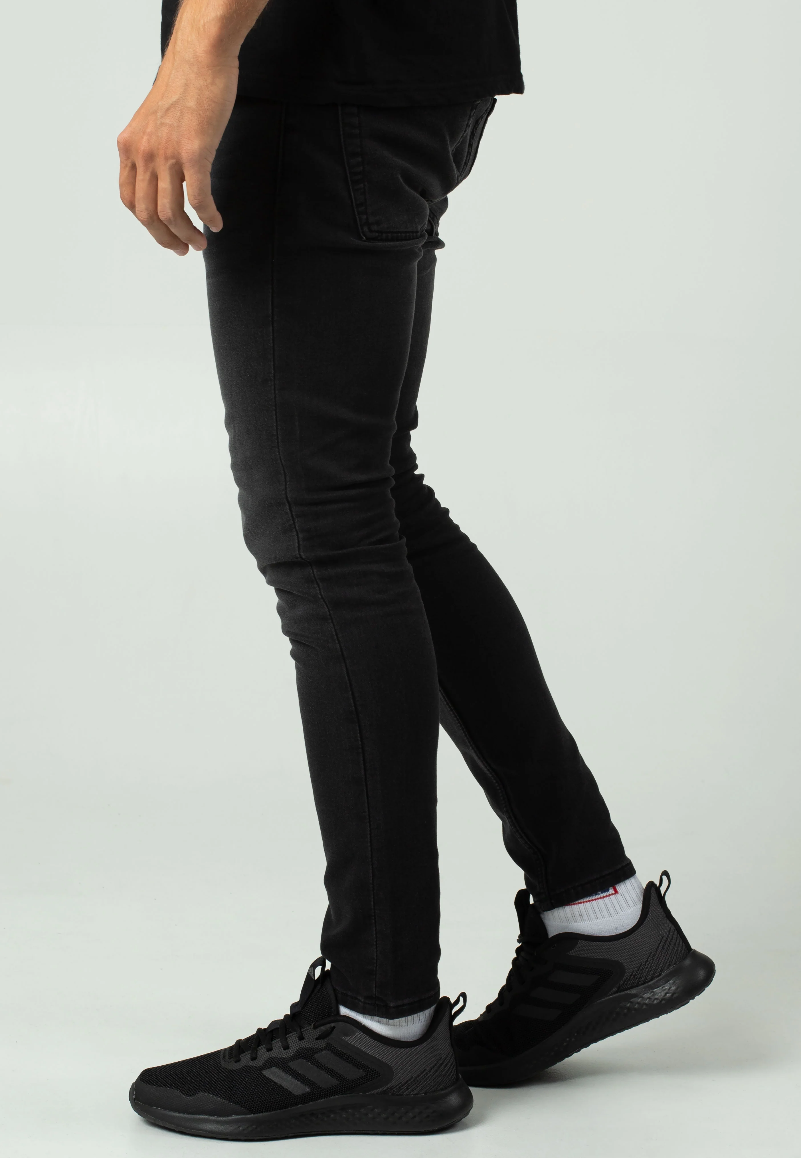 Warp Skinny Jogg Washed Black - Jeans - Image 4