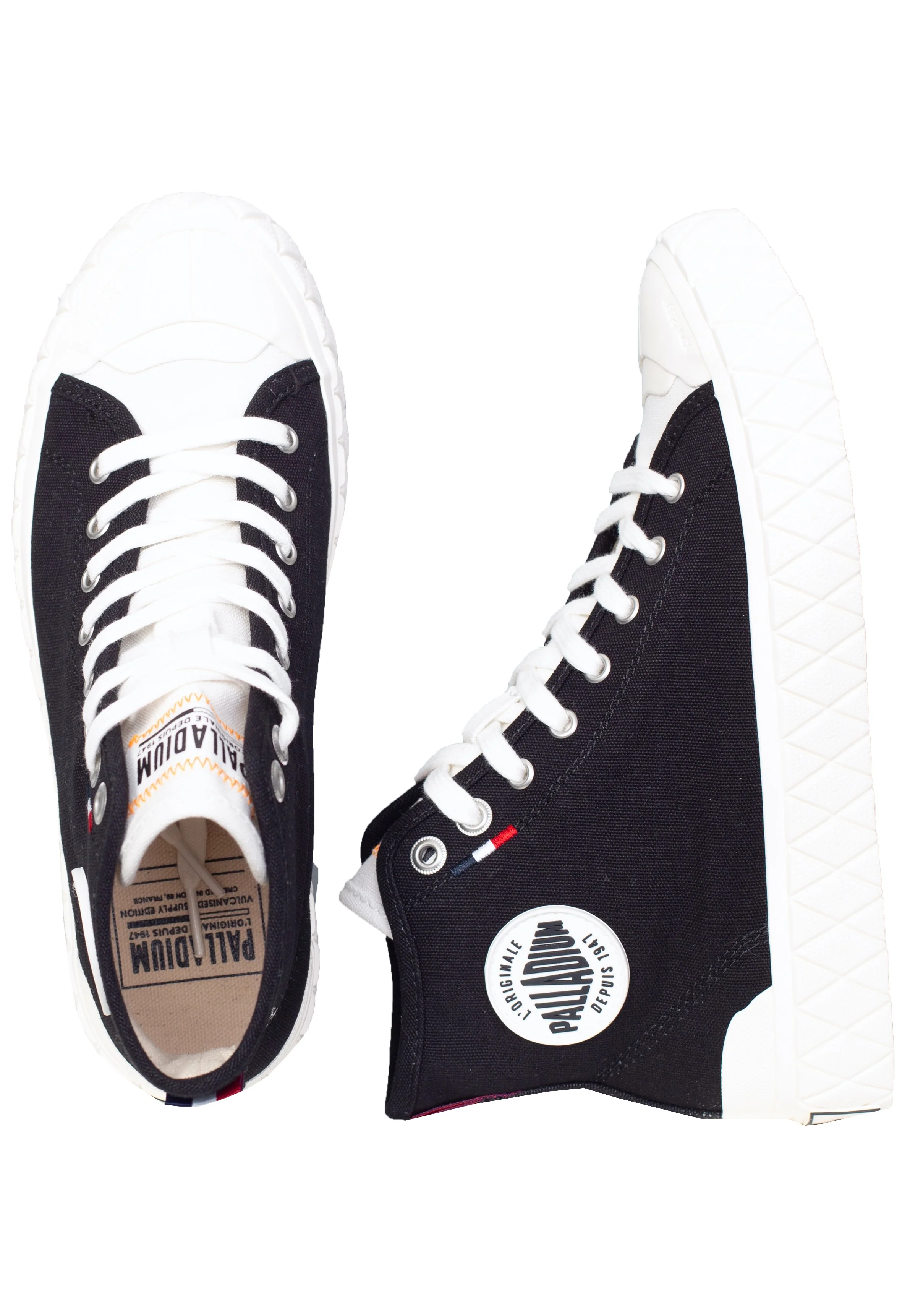 Palla Ace Canvas Mid Black - Shoes