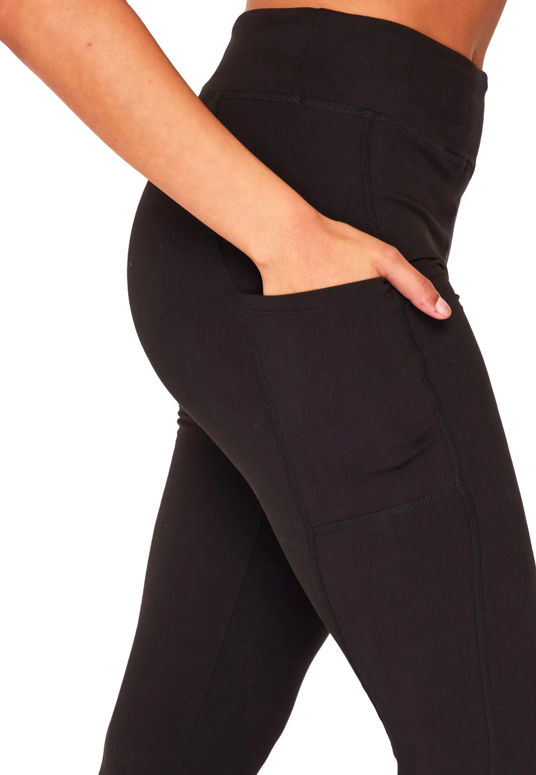 Leggings With Pockets  Black - Leggings - Image 2