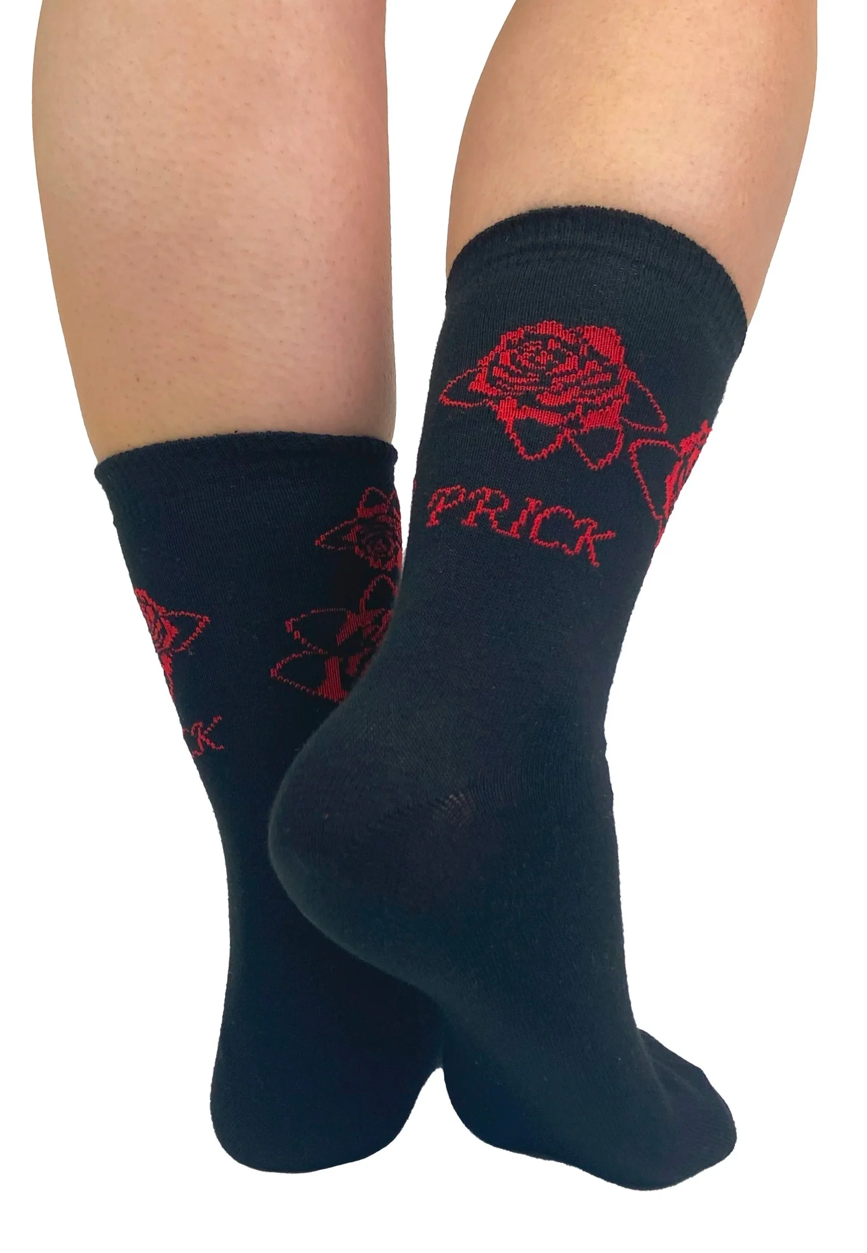 Prick Of The Rose Ankle Black - Socks - Image 4
