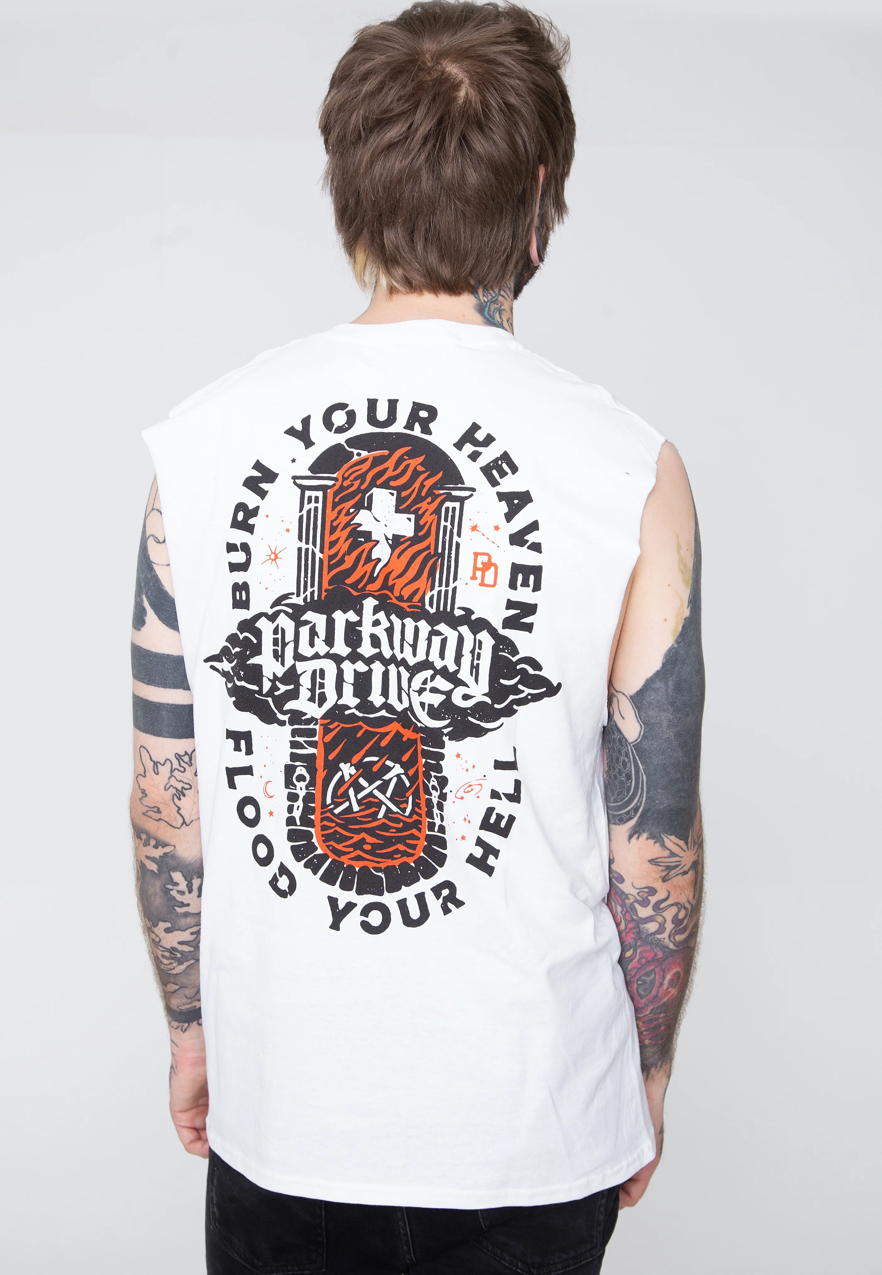 Burn Your Heaven White - Sleeveless - Image 4