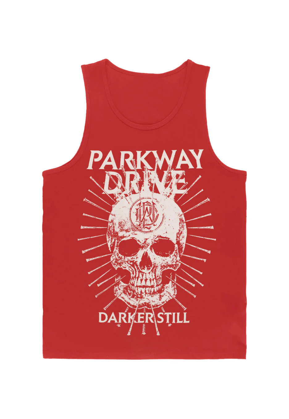Darker Still Skull Red - Tank
