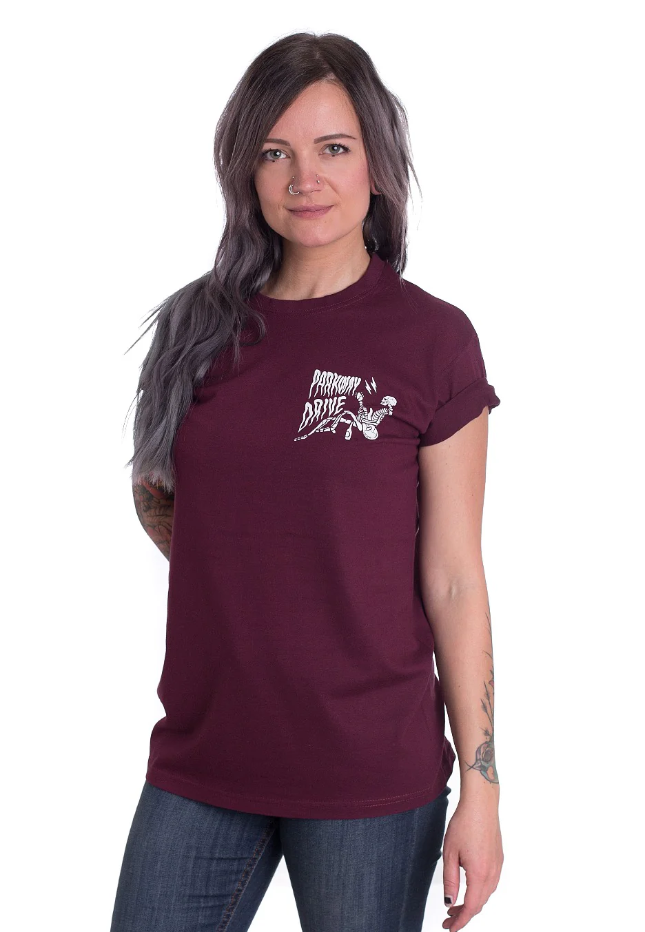 Rats And Snakes Burgundy - T-Shirt - Image 5