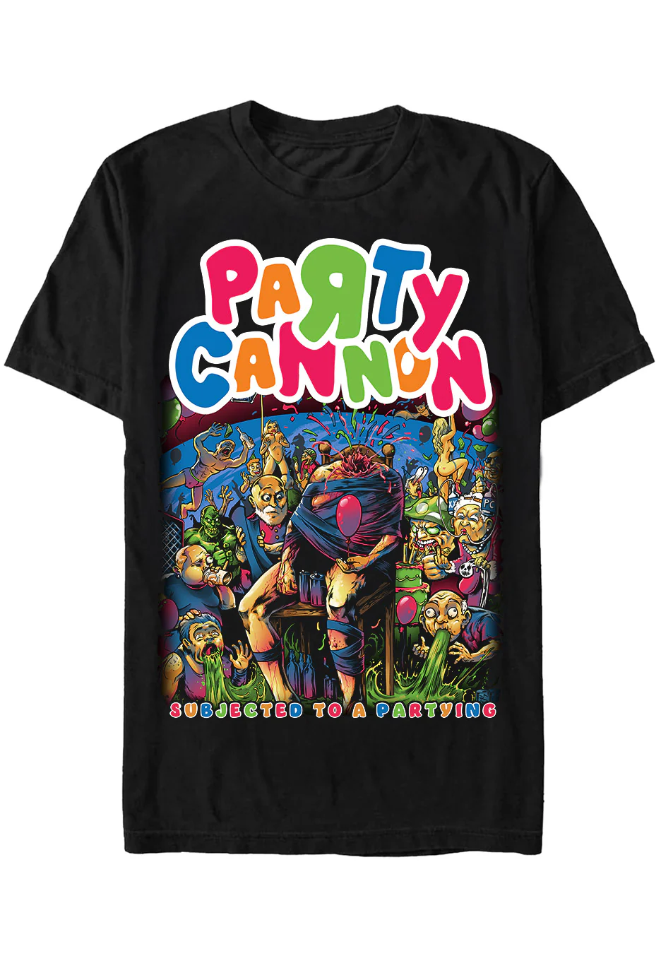 Subjected To A Partying - T-Shirt - Image 3