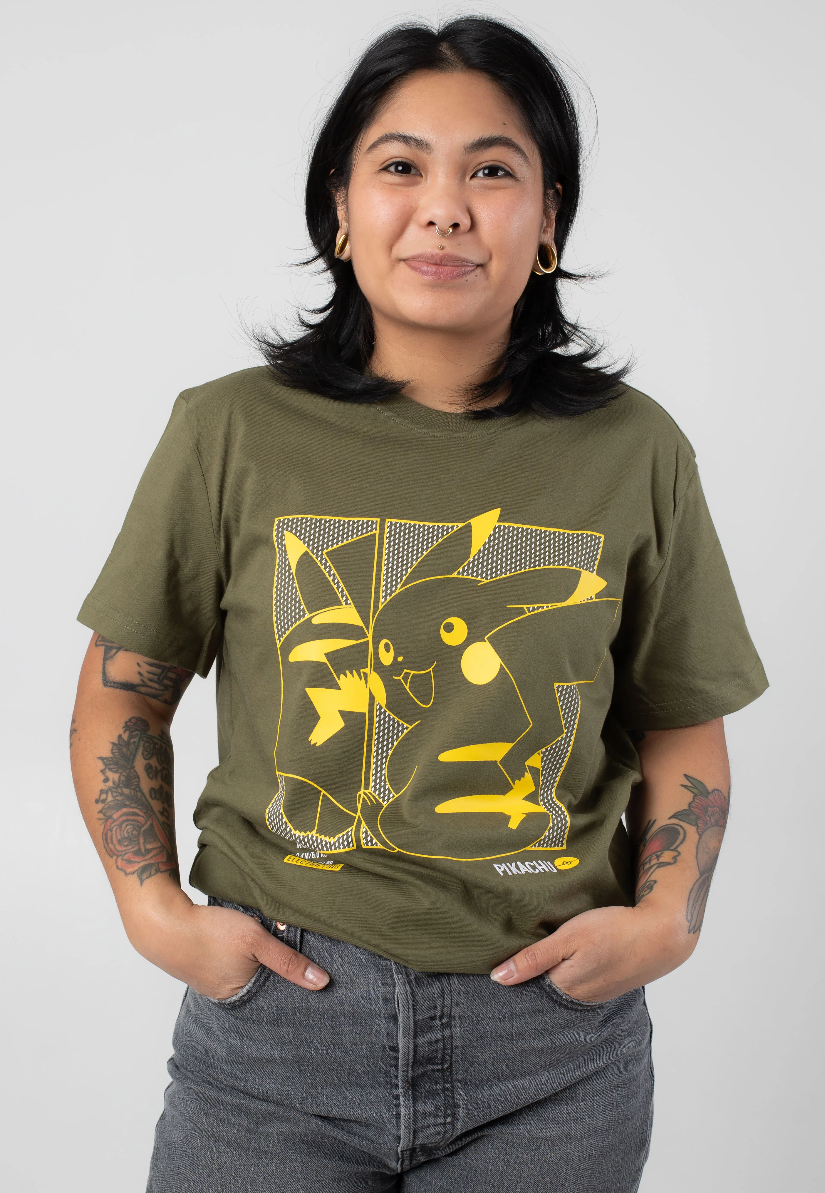 Pikachu Green - T-Shirt