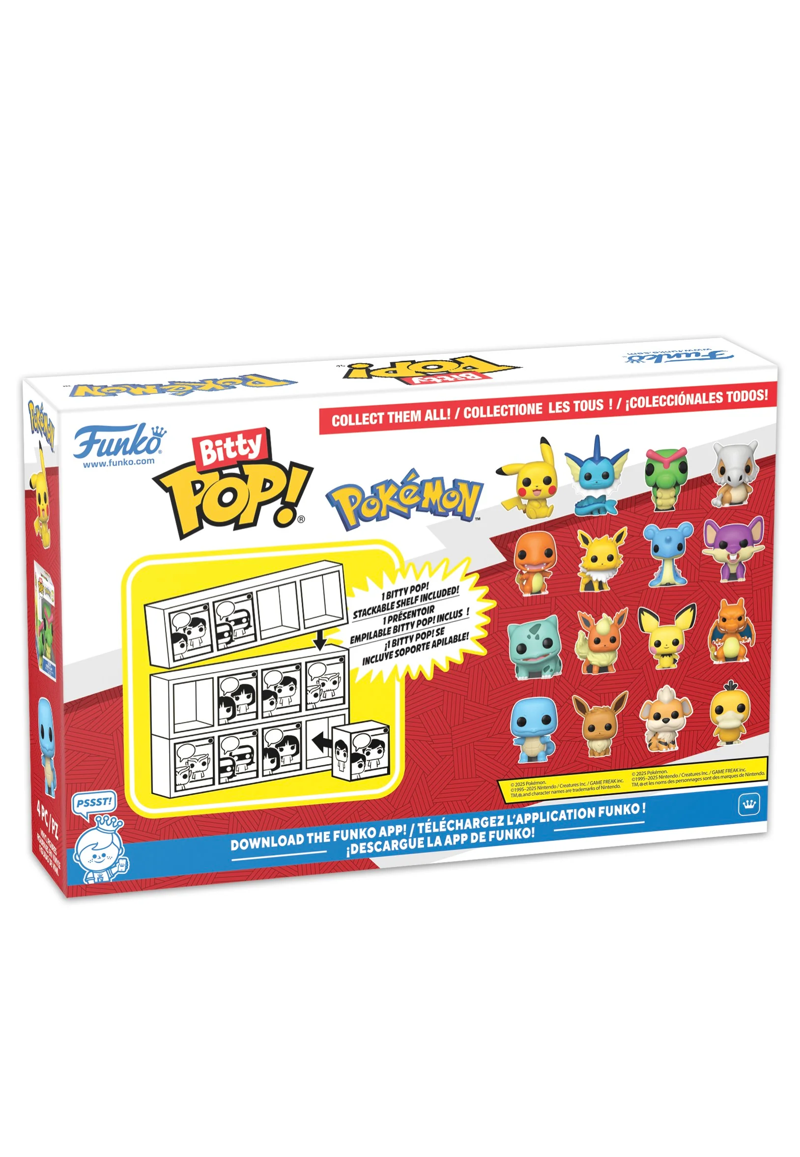 Squirtle Bitty POP! 4PK - Funko Pop - Image 3