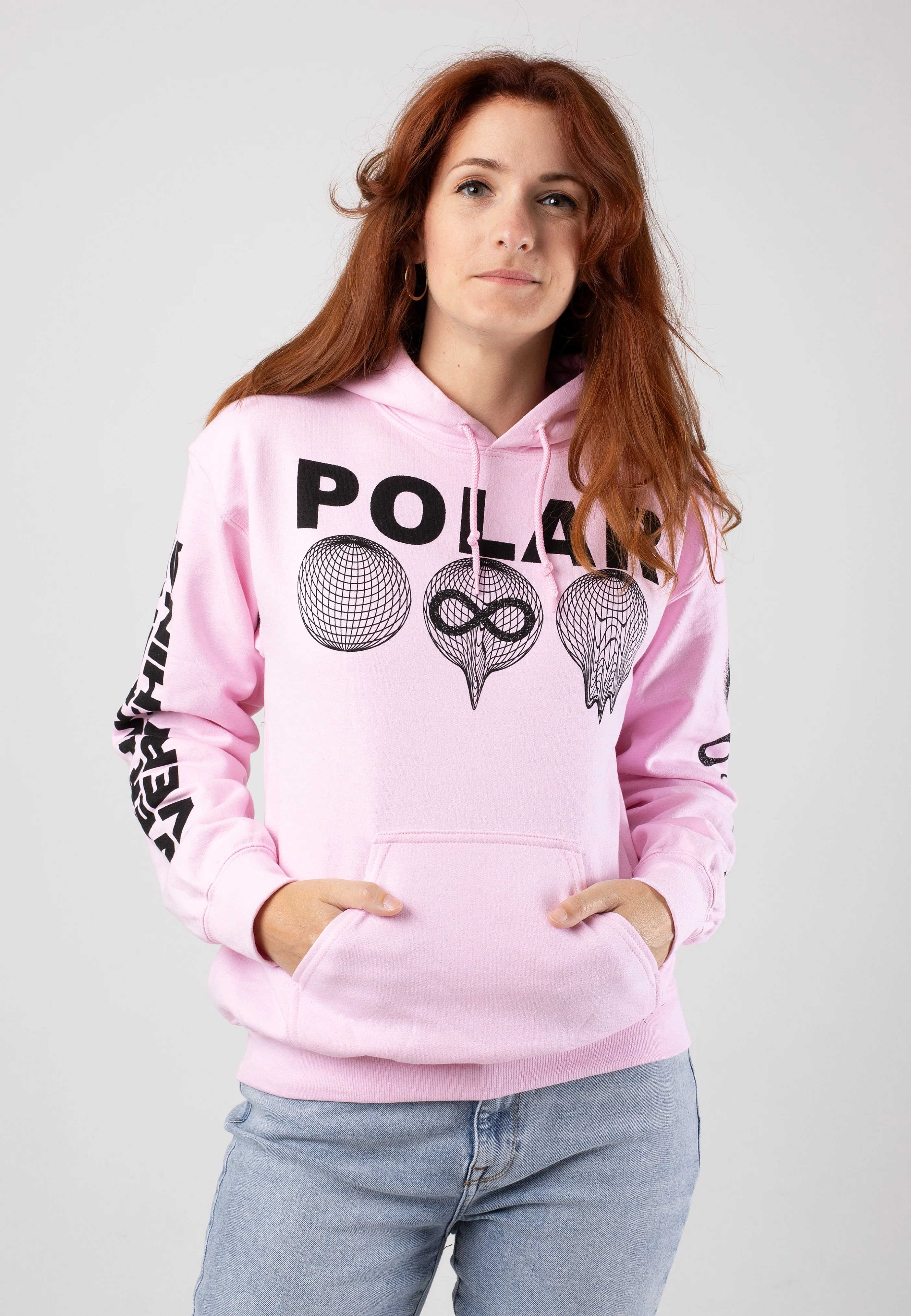 Everywhere Everything Safety Pink - Hoodie - Image 7