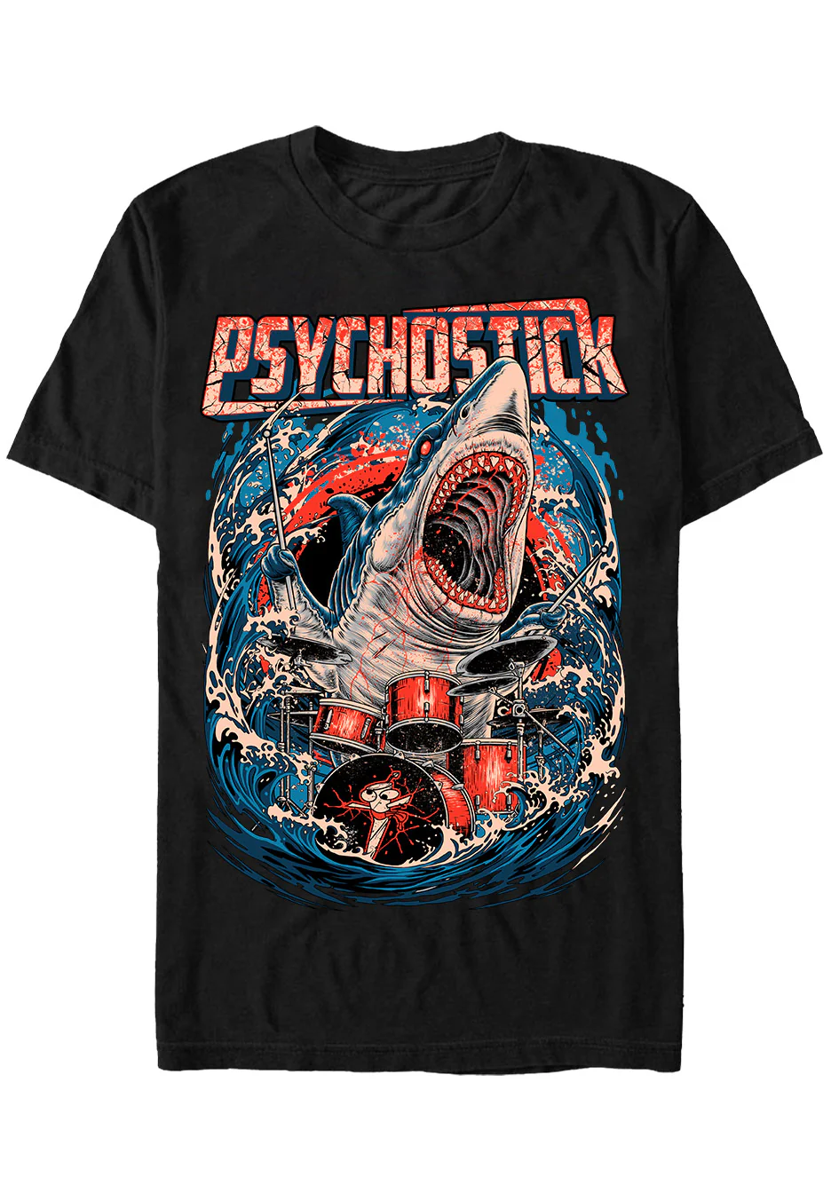 Drum Shark - T-Shirt - Image 2
