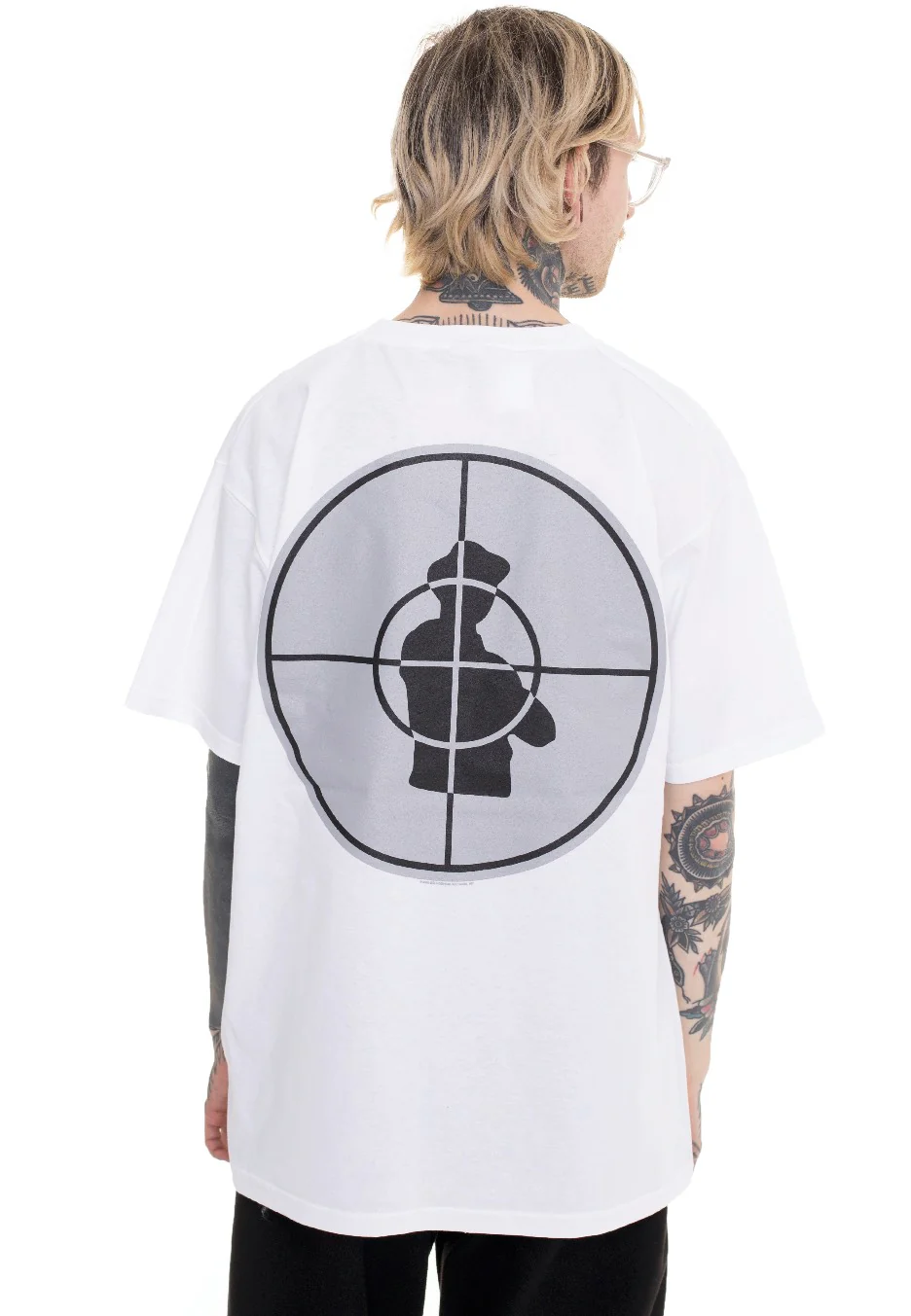 Enemy Target White - T-Shirt - Image 4