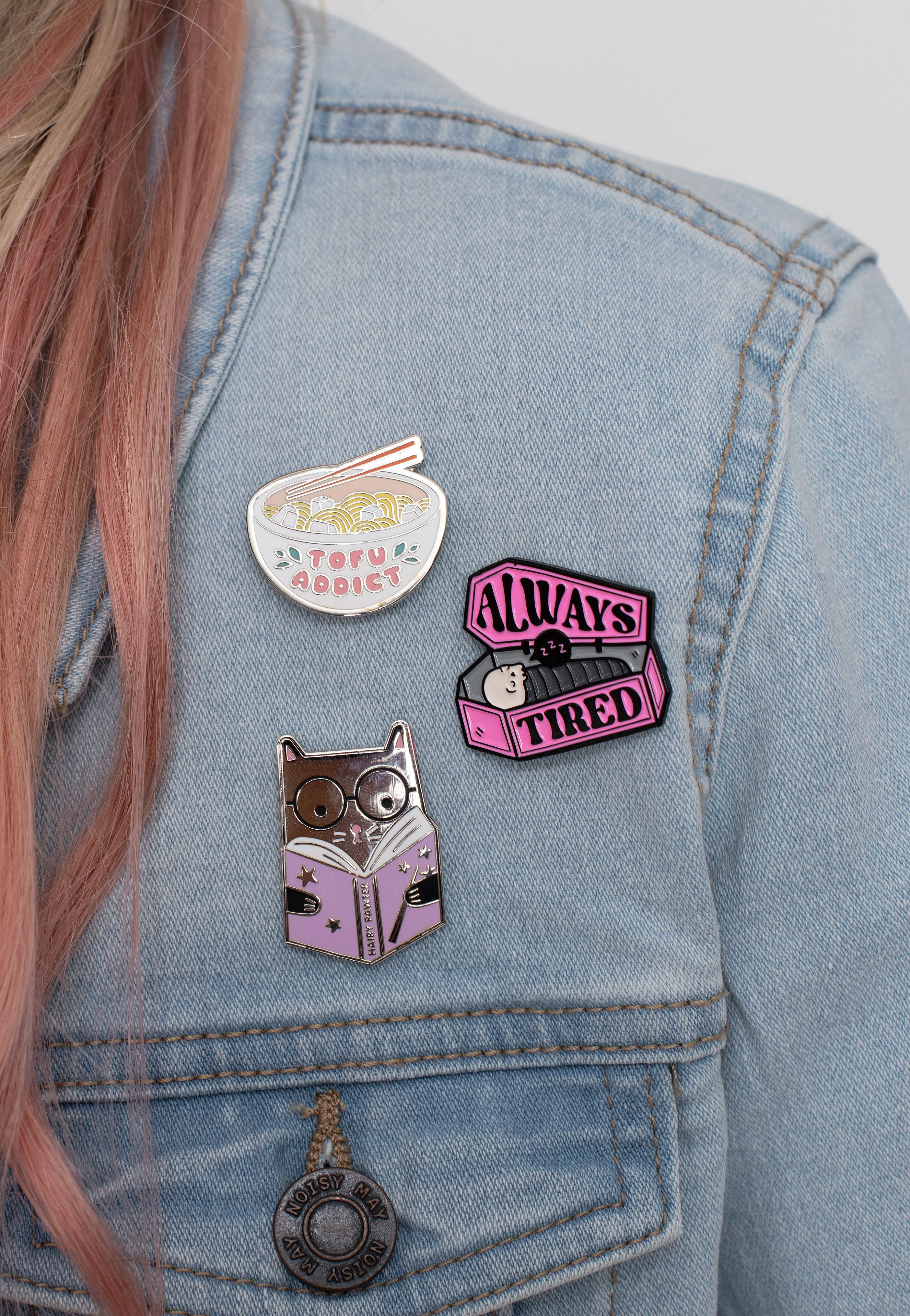 Always Tired Coffin Enamel - Pin - Image 5