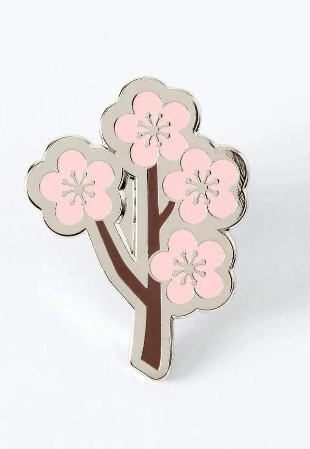 Cherry Blossom Branch Enamel - Pin - Image 2