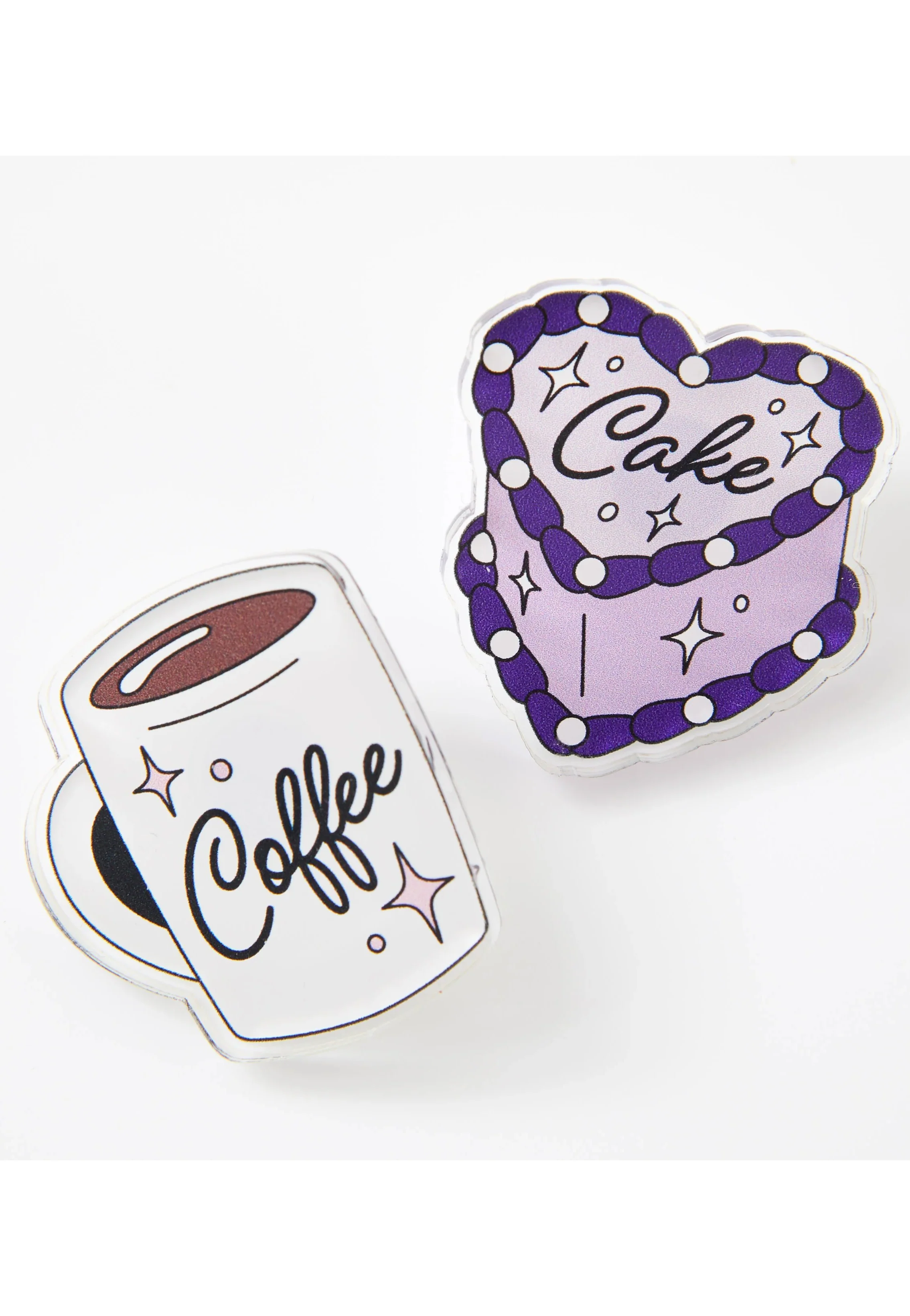 Coffee & Cake Acrylic - Pin Pair - Image 6