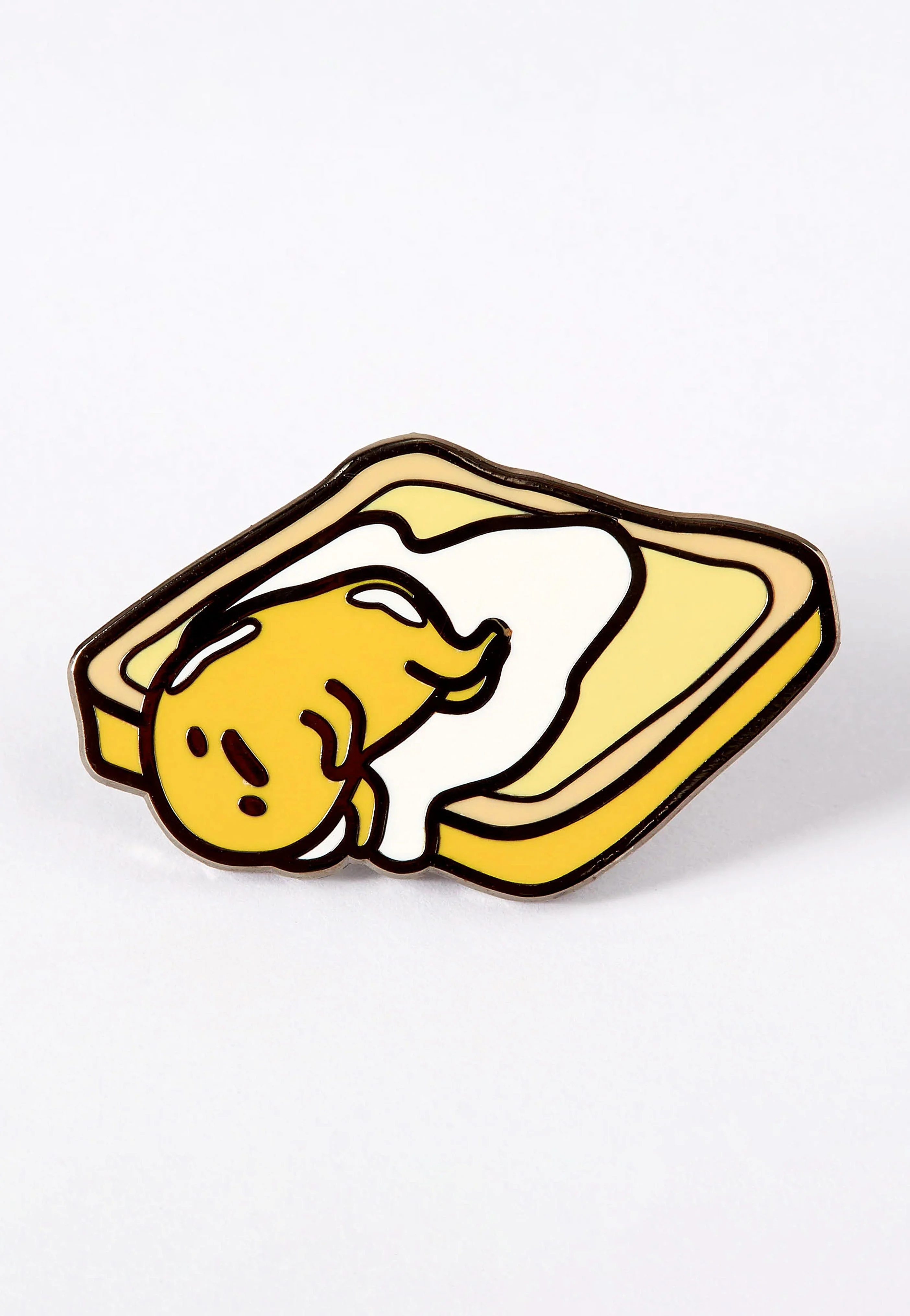 Gudetama On Toast Enamel - Pin - Image 3