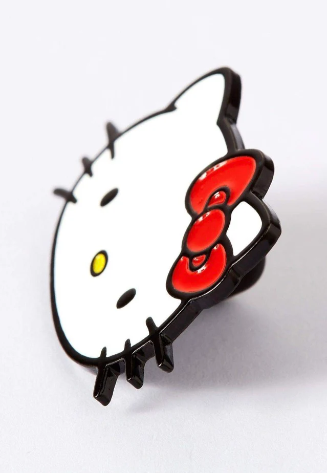 Punky Pins x Hello Kitty - Punkys Kitty Face Enamel - Pin - Image 3