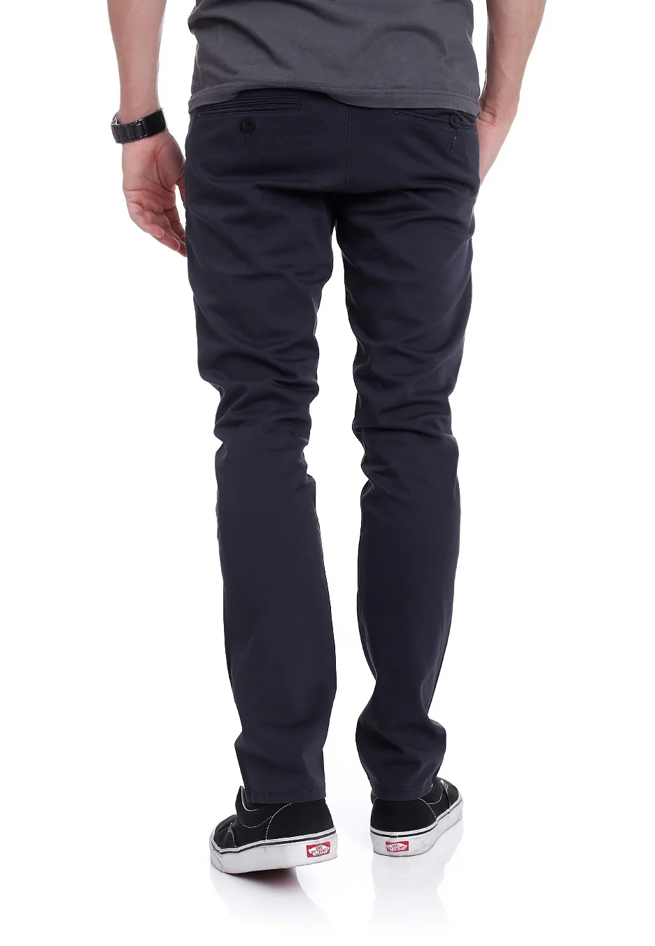 Flex Tapered Chino Navy - Pants - Image 3