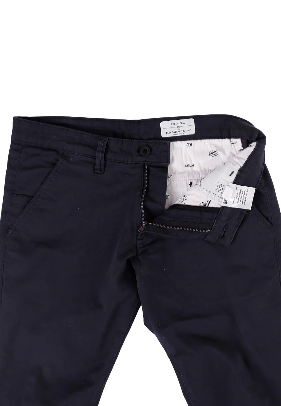 Flex Tapered Chino Navy - Pants - Image 6