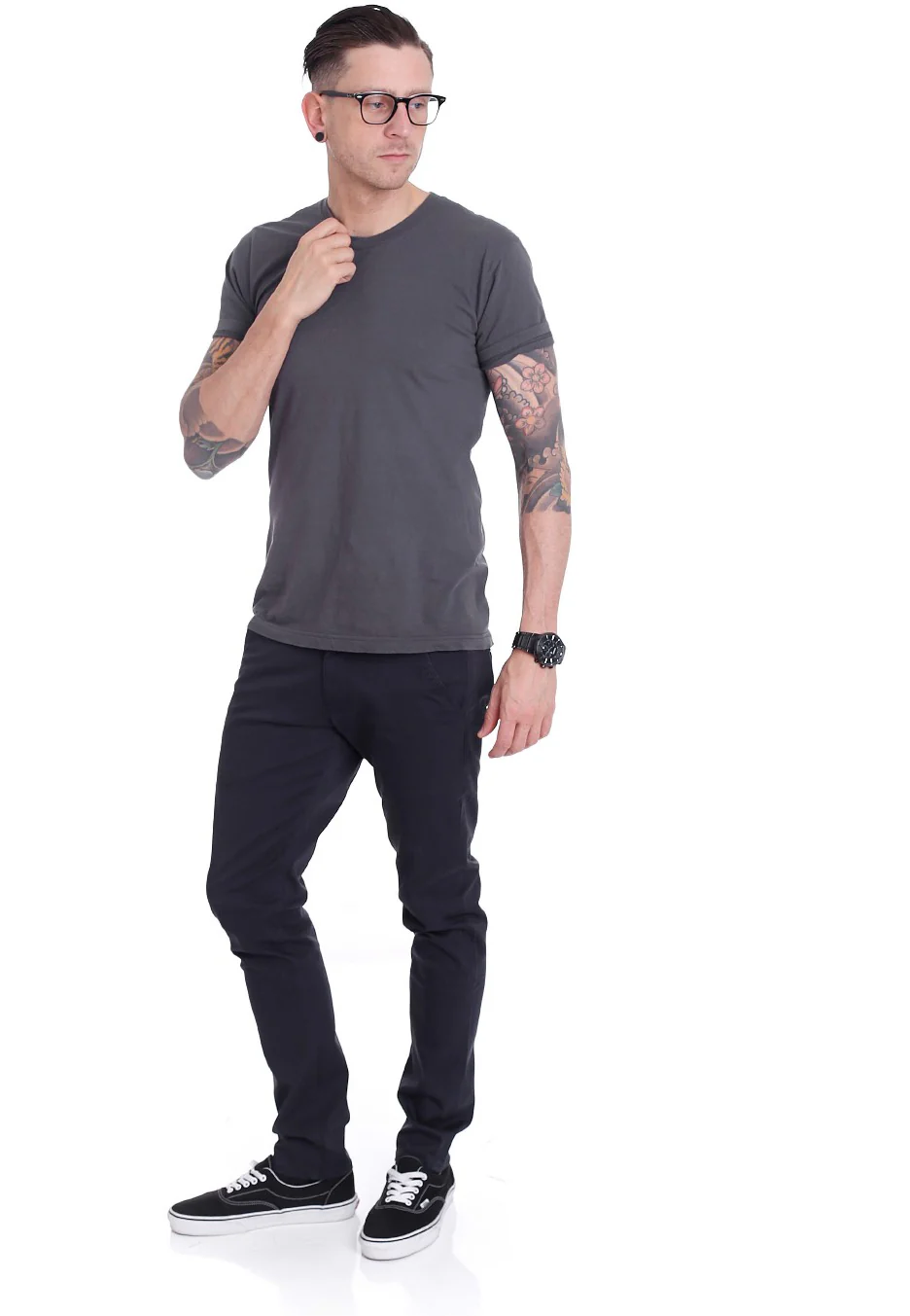 Flex Tapered Chino Navy - Pants - Image 8