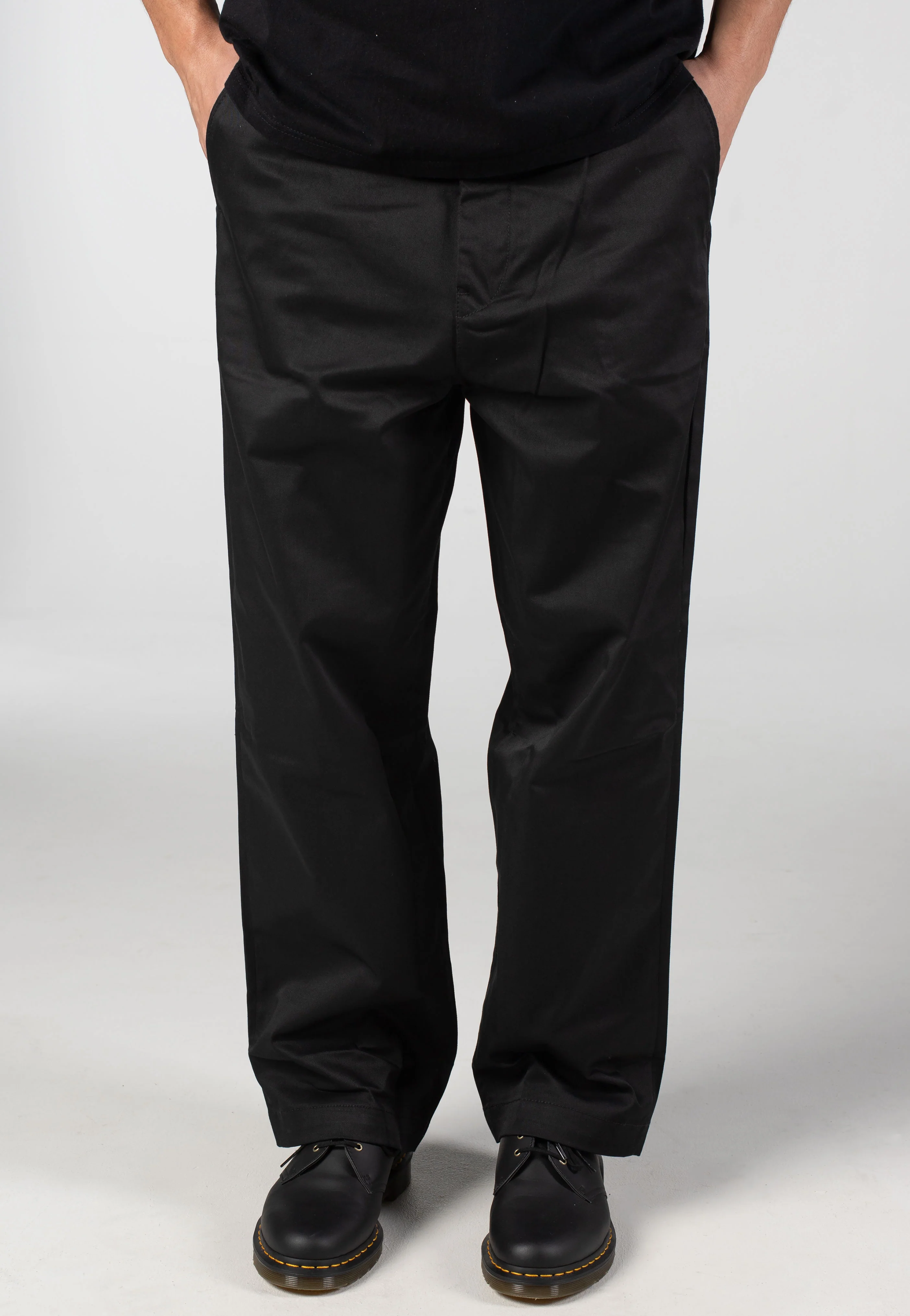 Loose Flex Chino PC Black - Pants