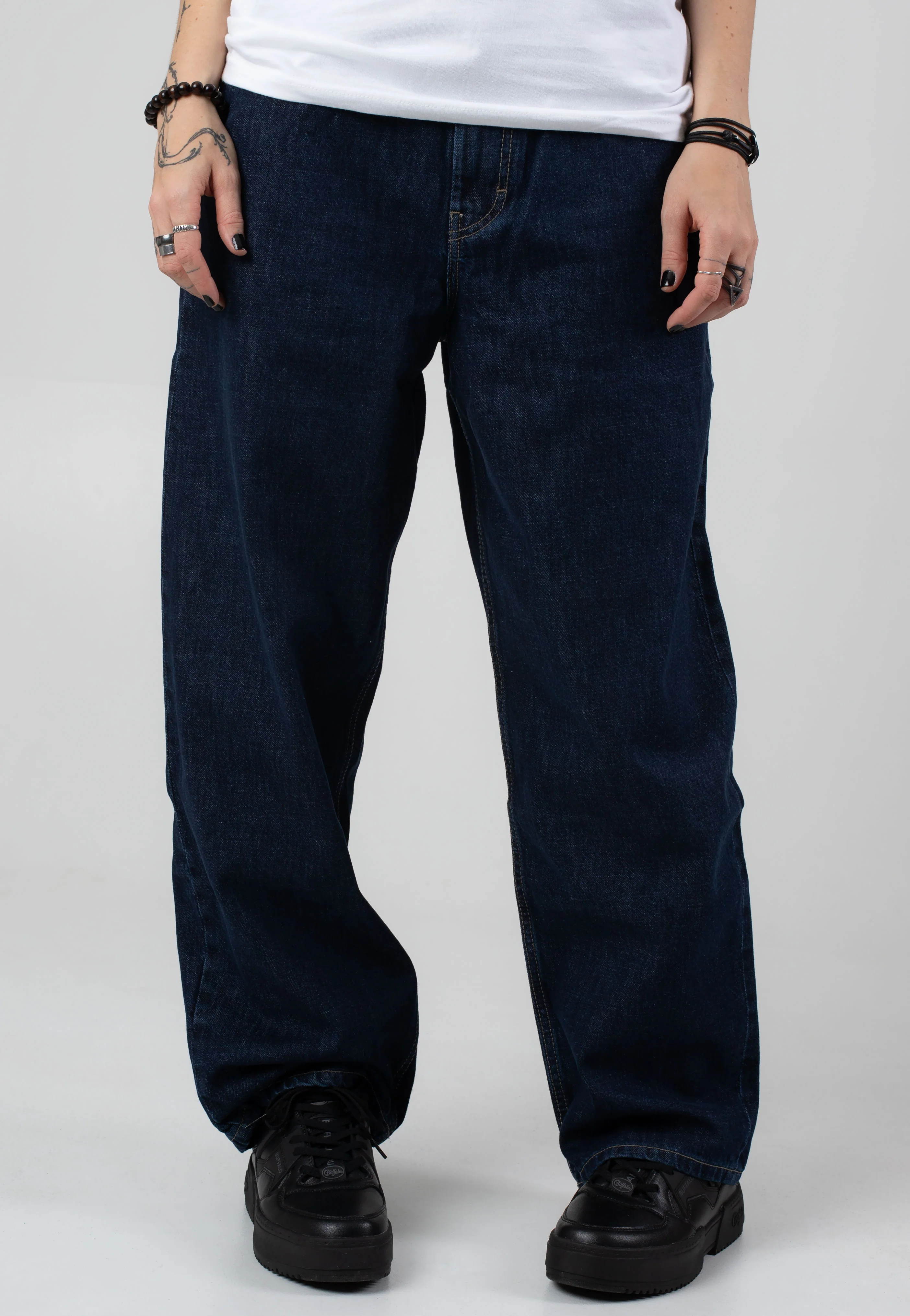 Women Chloé Baggy Iconic Dark Stone - Jeans