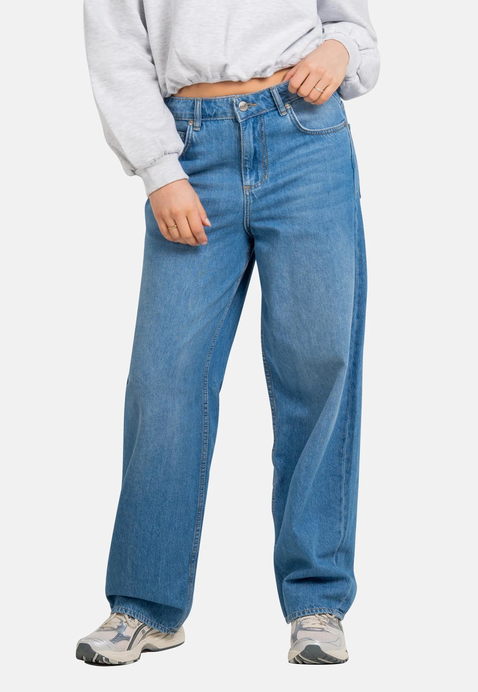 Women Chloé Baggy Sky Blue Stone - Jeans