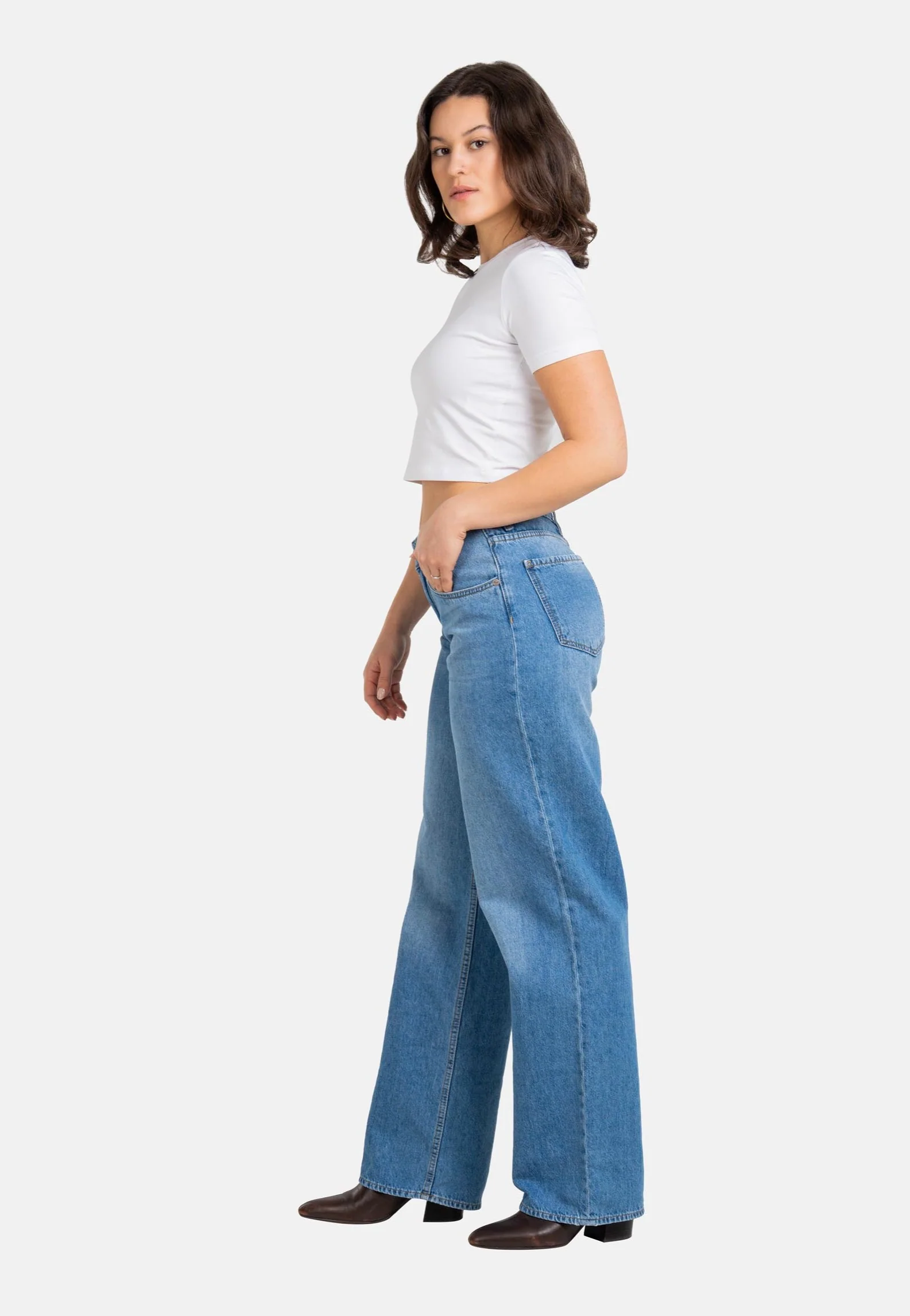 Women Holly Sky Blue Stone - Jeans - Image 5
