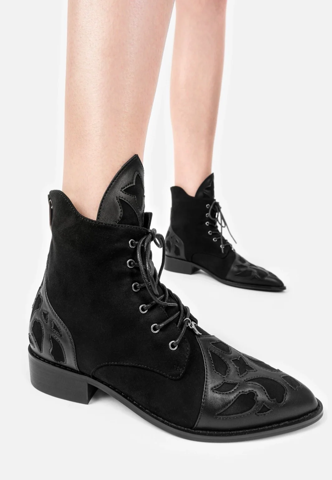 Beyond The Veil Pikes Black - Girl Shoes - Image 5
