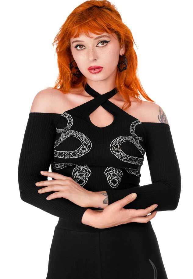 Cathedral Snake Black - Top - Image 2
