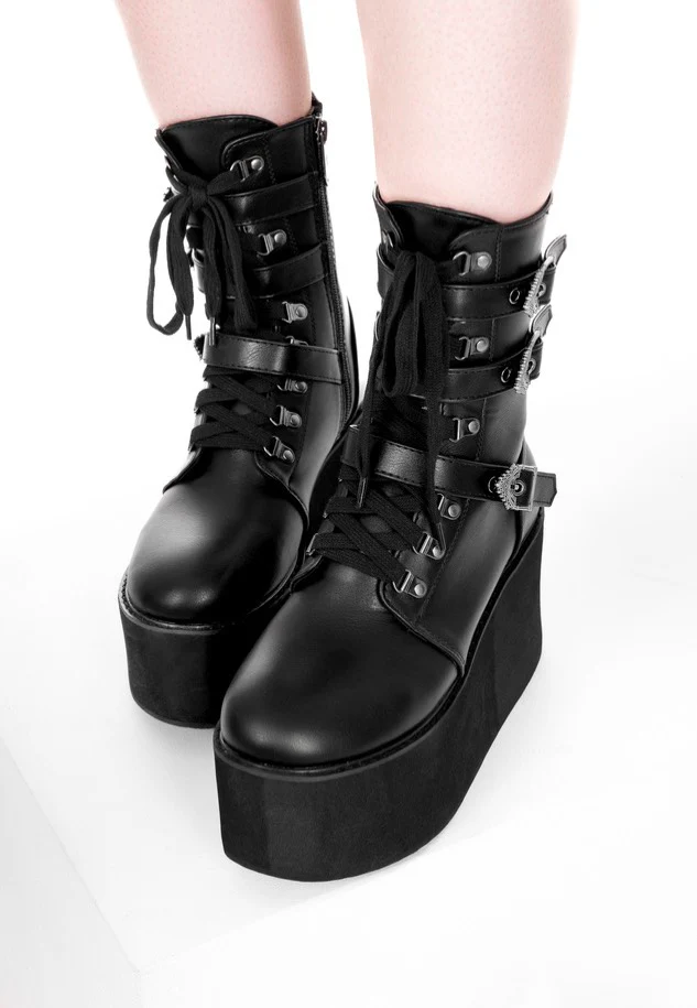 Ceremony Platforms Black - Girl Shoes - Image 4