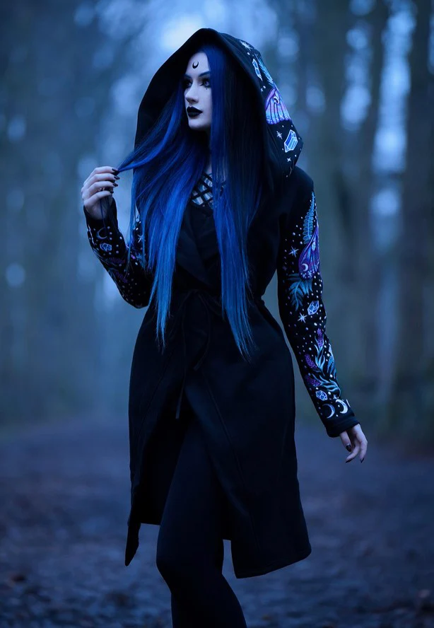 Enchanted Forest Black - Cardigan - Image 10