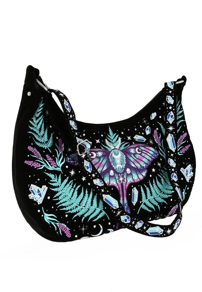 Enchanted Forest Hobo With Magical Black - Bag - Image 6