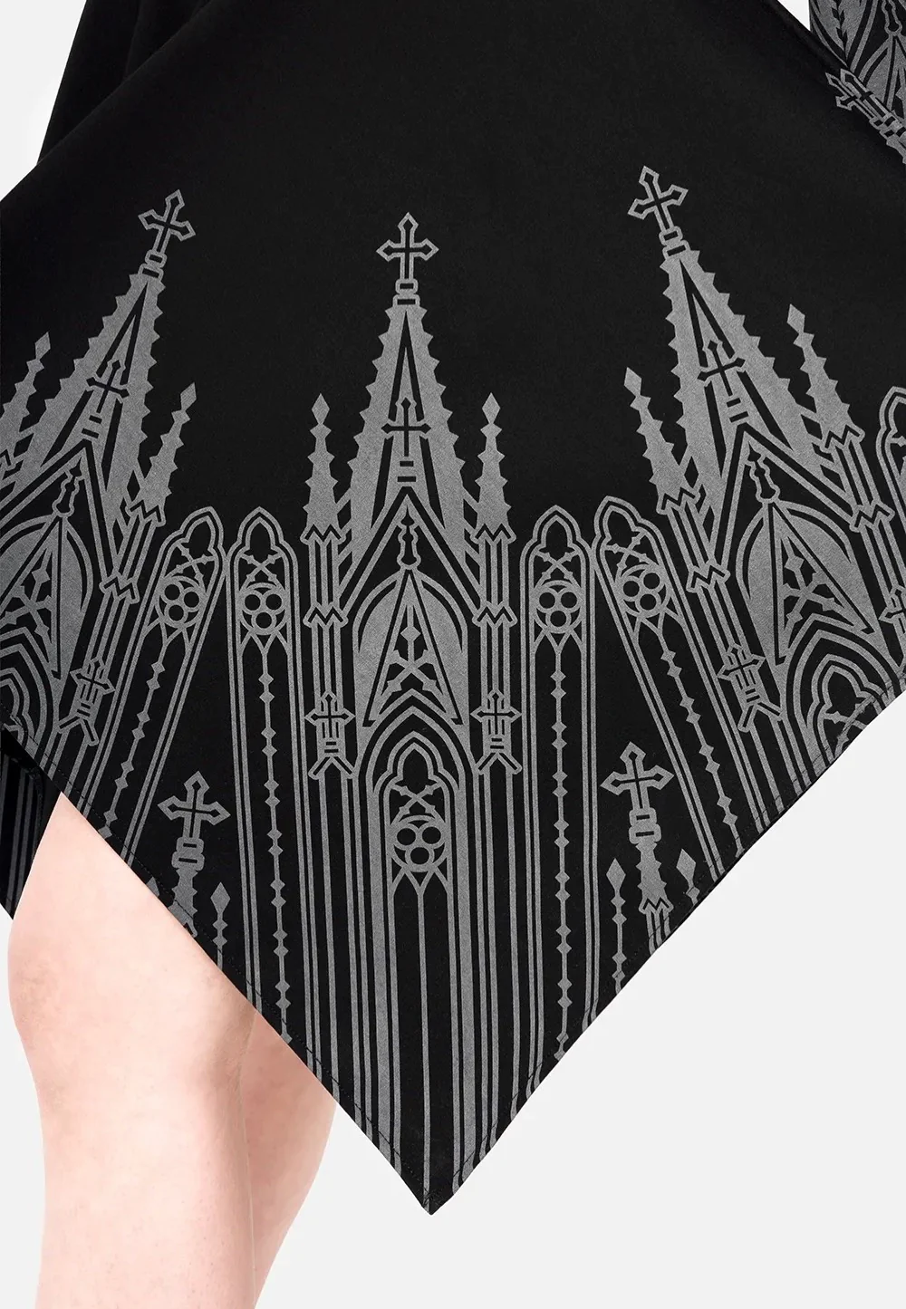 Infernal Chapel Mini Black - Dress - Image 6