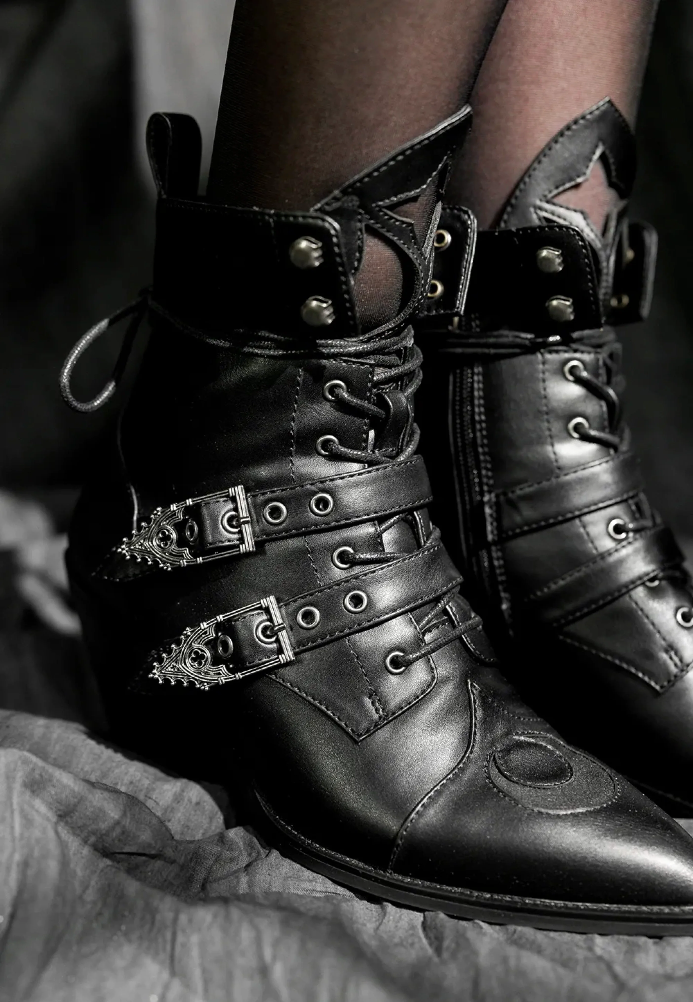 Moonstruck Black - Girl Shoes - Image 3