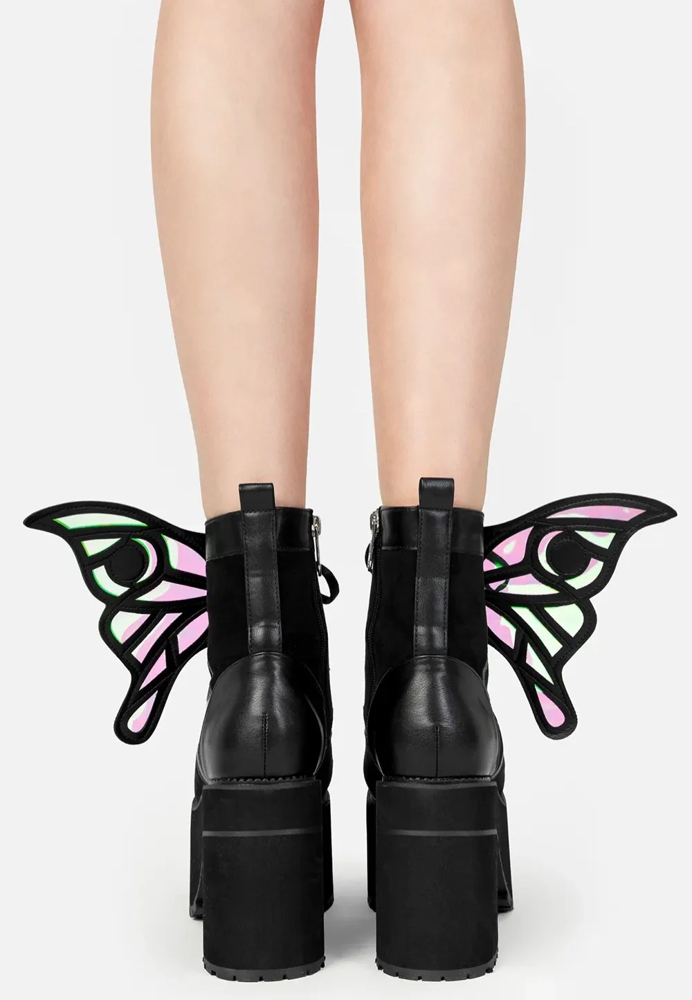 Nocturne Winged Black - Girl Shoes - Image 2