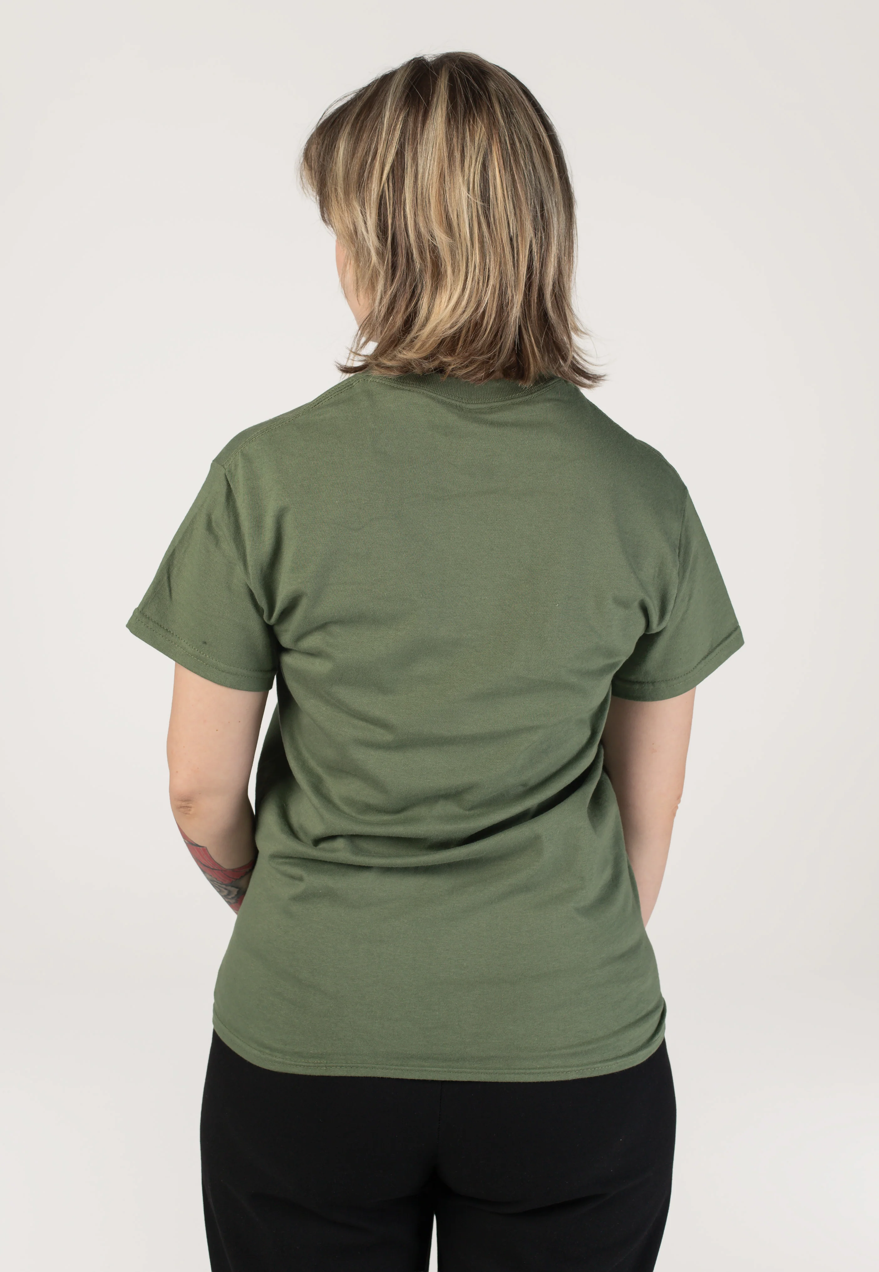 Data Corpse Military Green - T-Shirt - Image 6