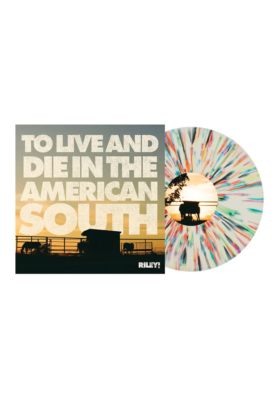 To Live And Die In The American South Ltd. Bone w/ Rainbow - Splattered Vinyl