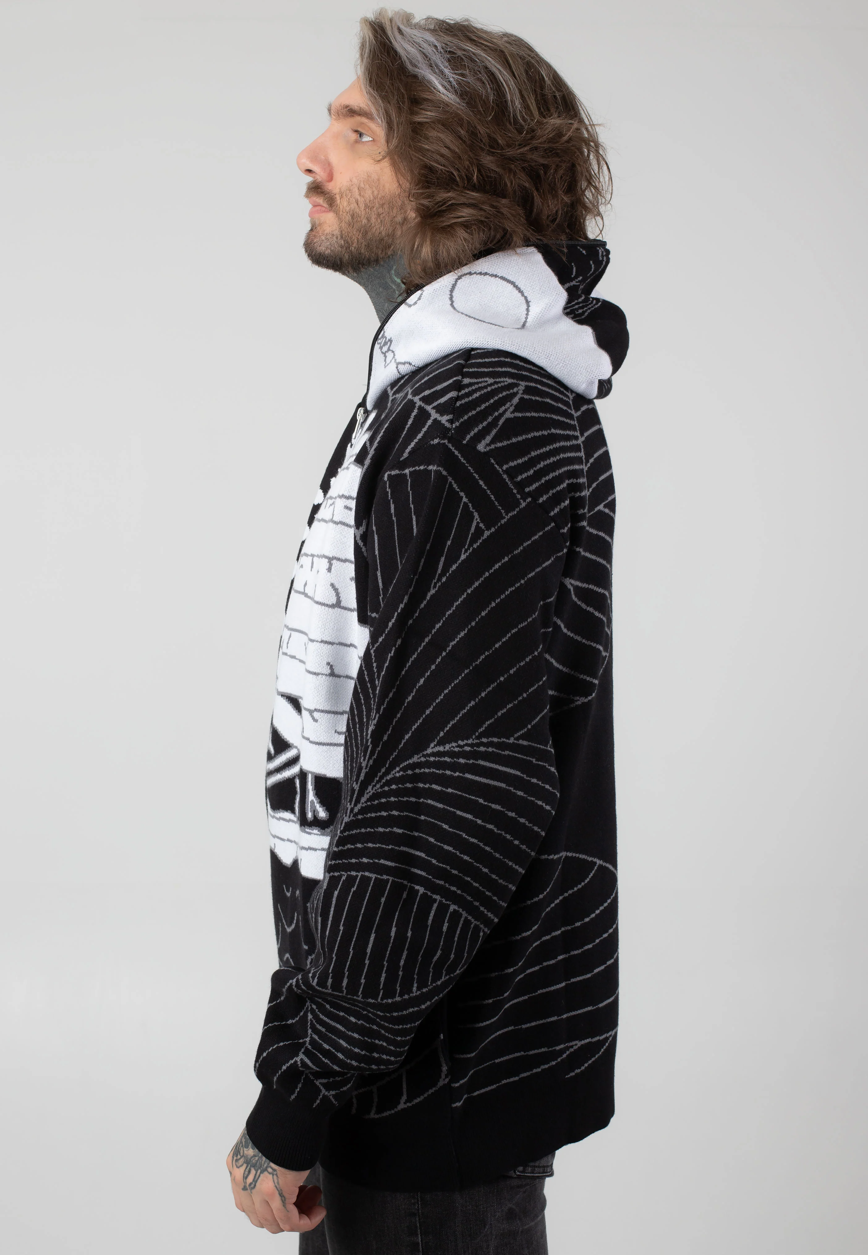 Skelly Nerm Black/White - Zipper - Image 8
