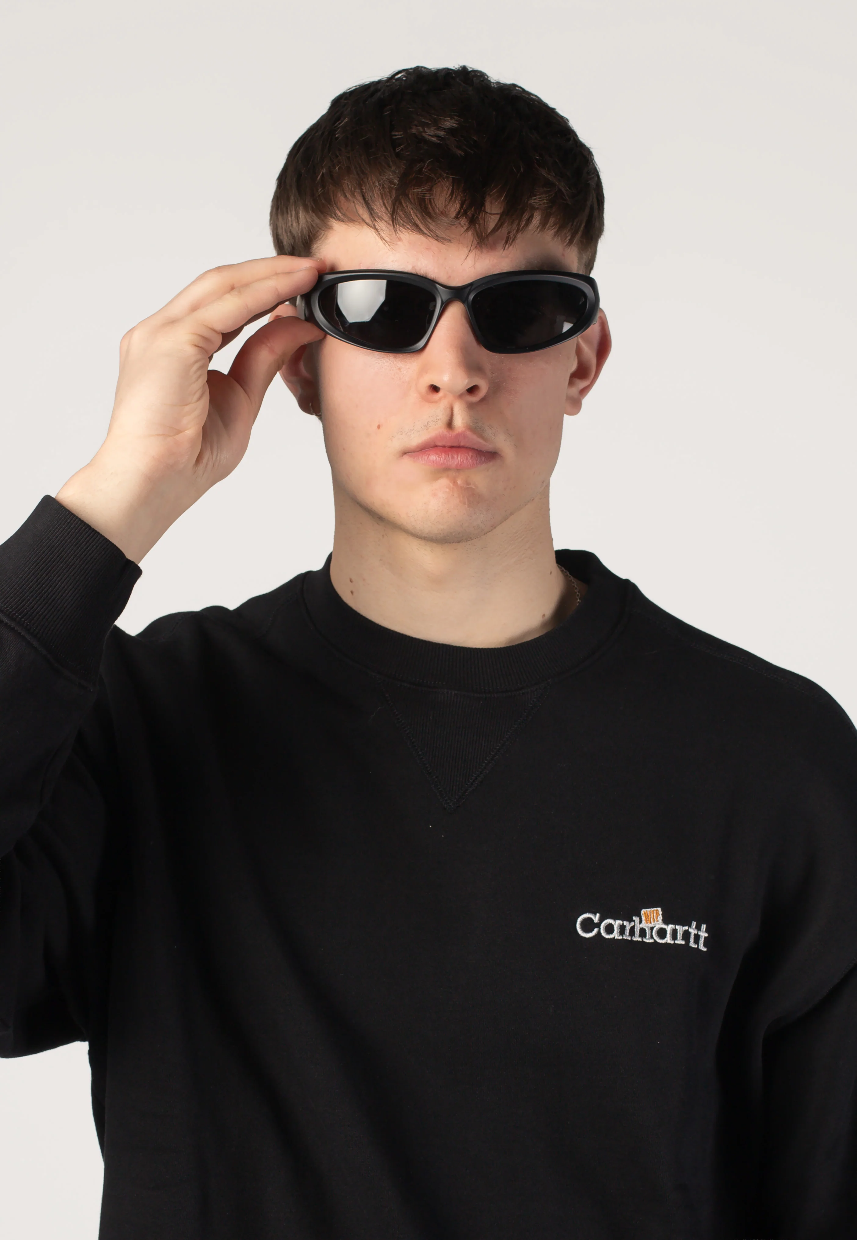 Opus Dot Wrap Black/Black - Sunglasses - Image 2